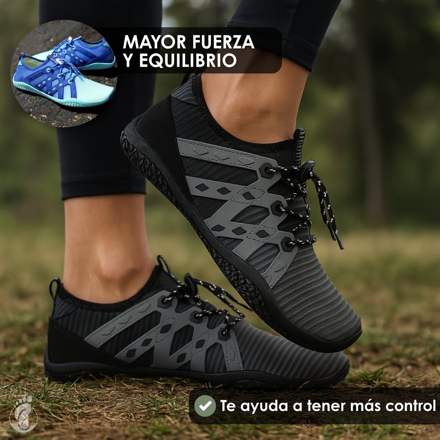 Erranza Clara – Zapatos Barefoot (Unisex) – Flexible – Ligero – Natural