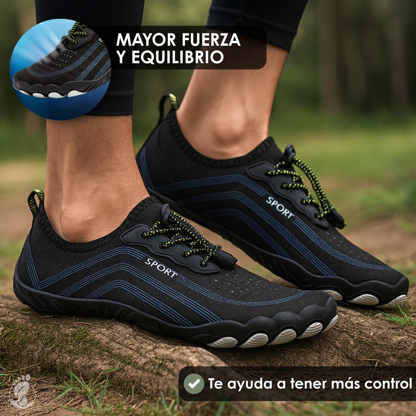 Raíz Sereno – Zapatos Estilo Barefoot Unisex – Diseño Estable, Minimalista y Cómodo