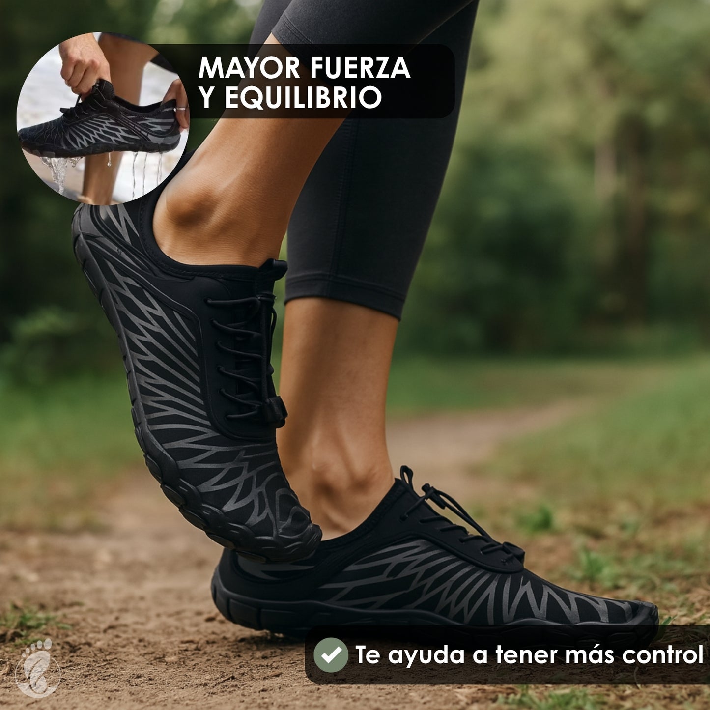 ZenStride – Zapatos Barefoot Unisex – Antideslizantes – Ligeros – Reflectantes