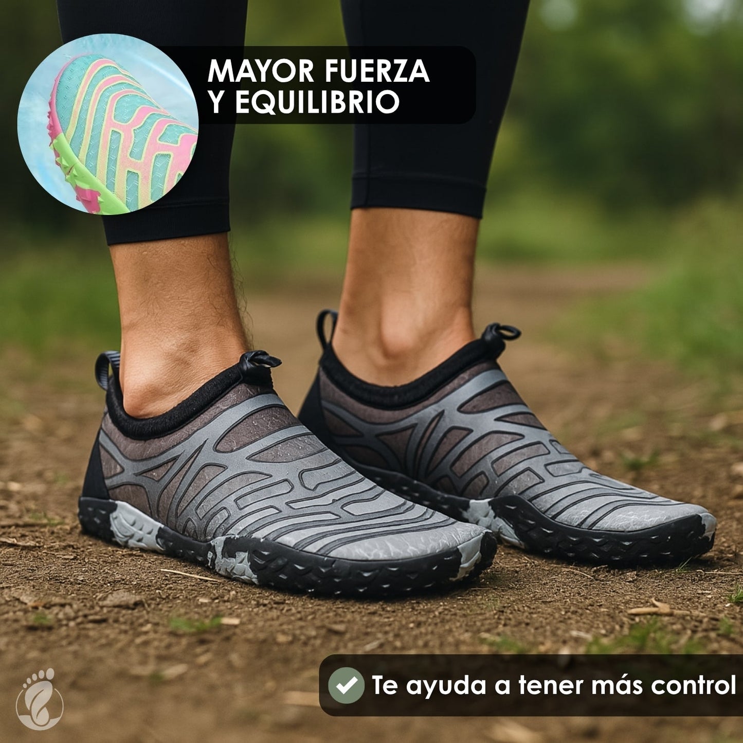 Calzado Minimalista Unisex – Modelo Brava Tacto – Elástico, Flexible y Transpirable