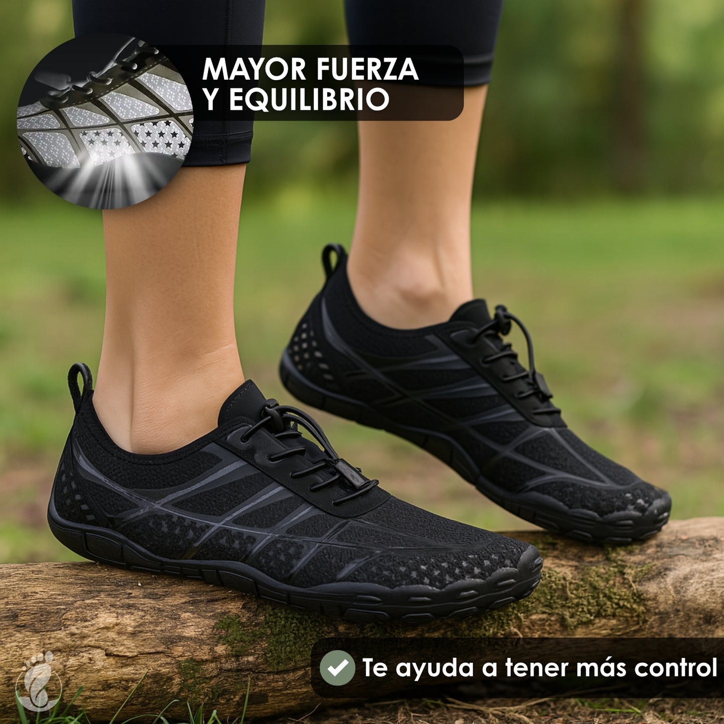 Erran Terso – Zapatos Barefoot (Unisex) – Flexible – Liviano – Natural
