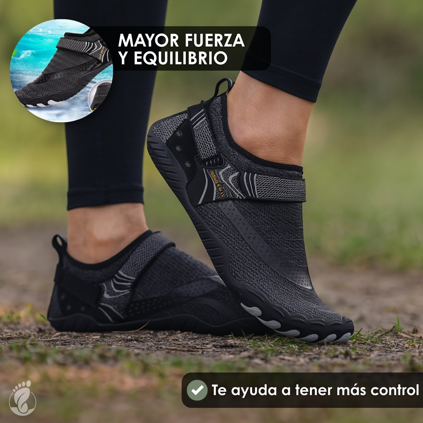 Terra Flux – Zapatos Barefoot (Unisex) – Ligeros – Antideslizantes – Flexibles