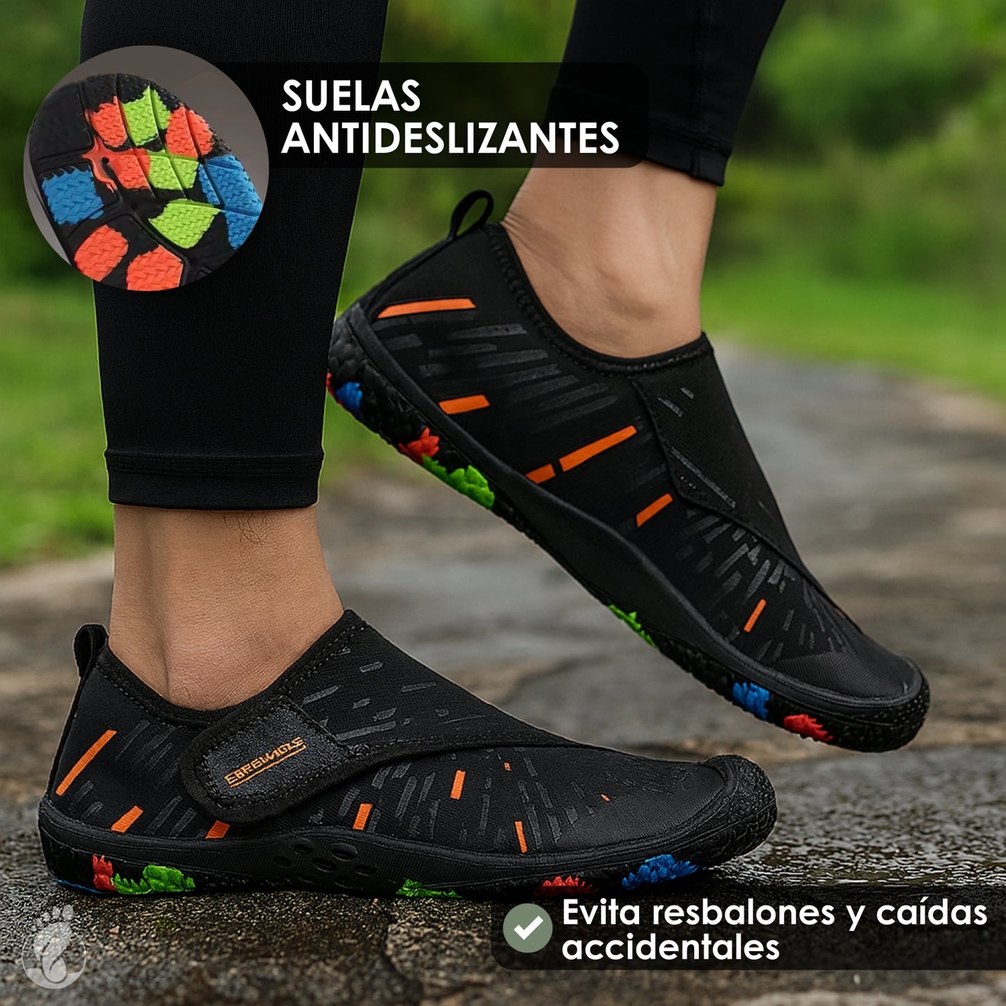 Erran Claro – Zapatos Barefoot (Unisex) – Ligero – Flexible – Natural