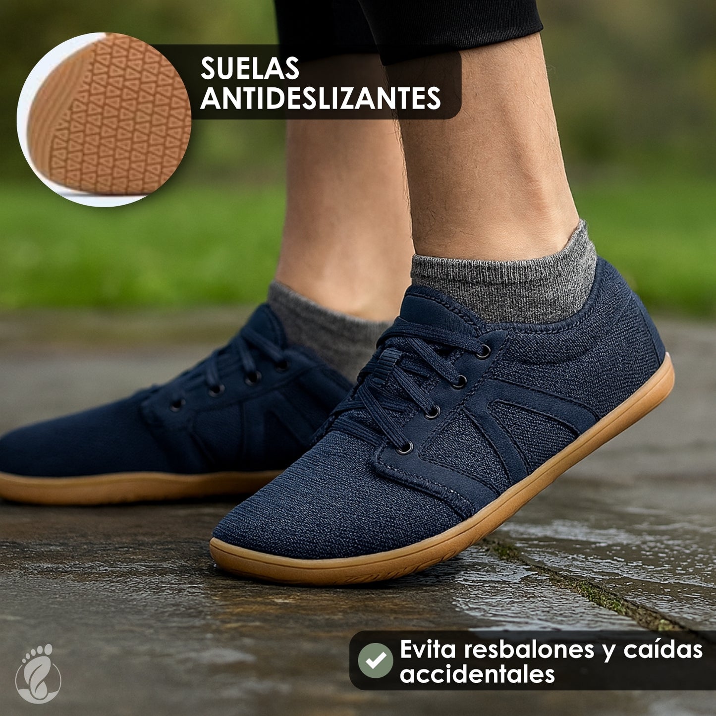 Erran Claro – Zapatos Barefoot (Unisex) – Amplios – Ligeros – Estables