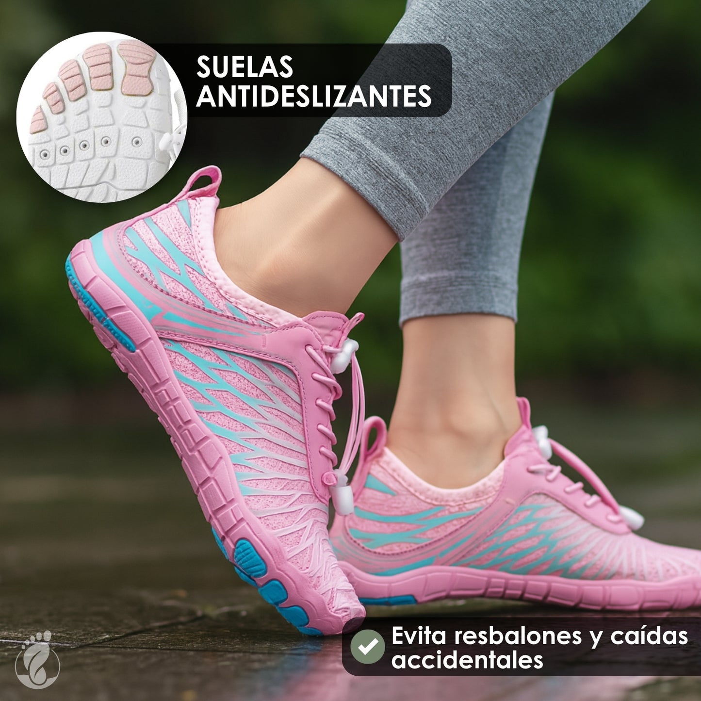 ZenStride – Zapatos Barefoot Unisex – Antideslizantes – Ligeros – Reflectantes