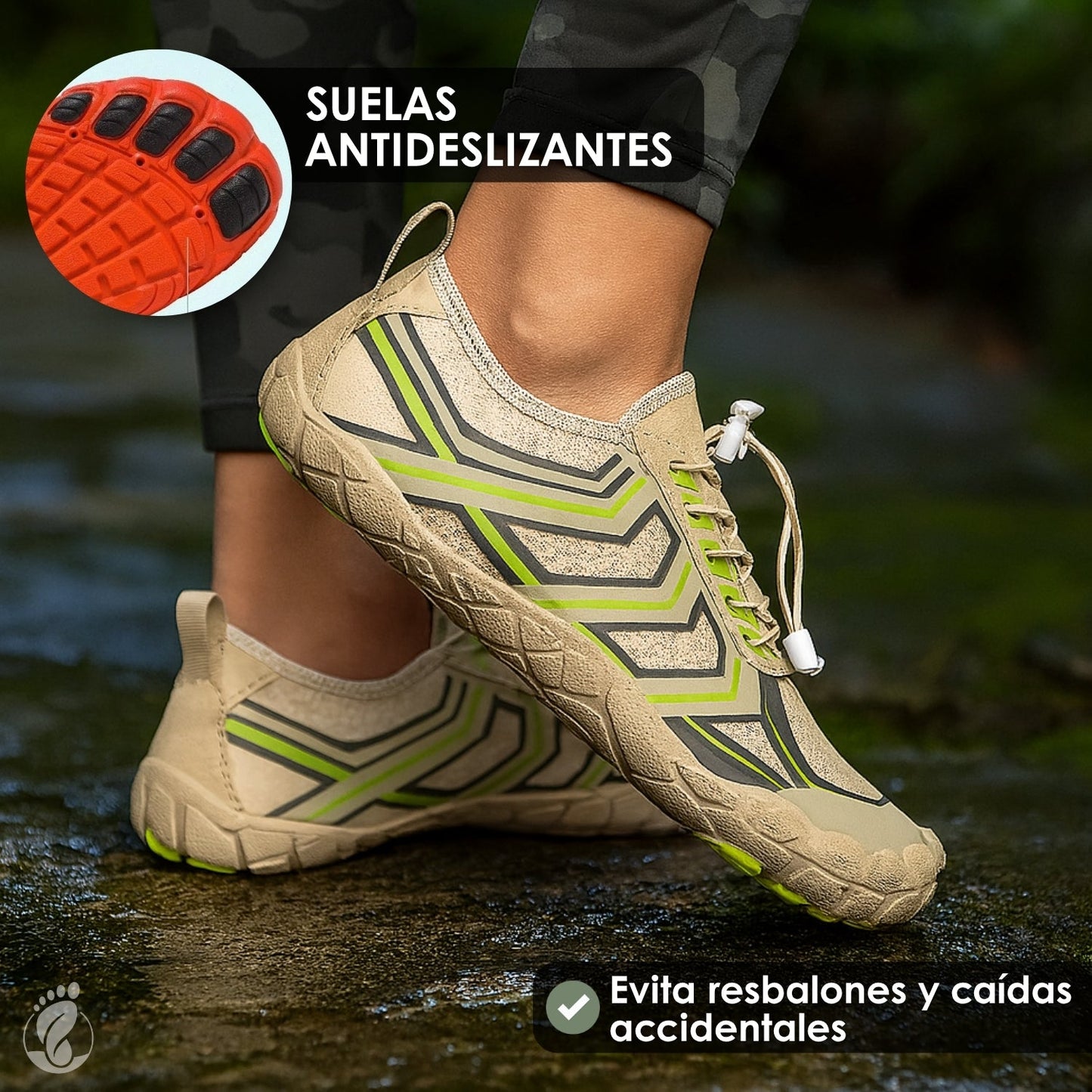 Calzado Minimalista Unisex – Modelo Erran Claro – Flexible, Ligero y Transpirable