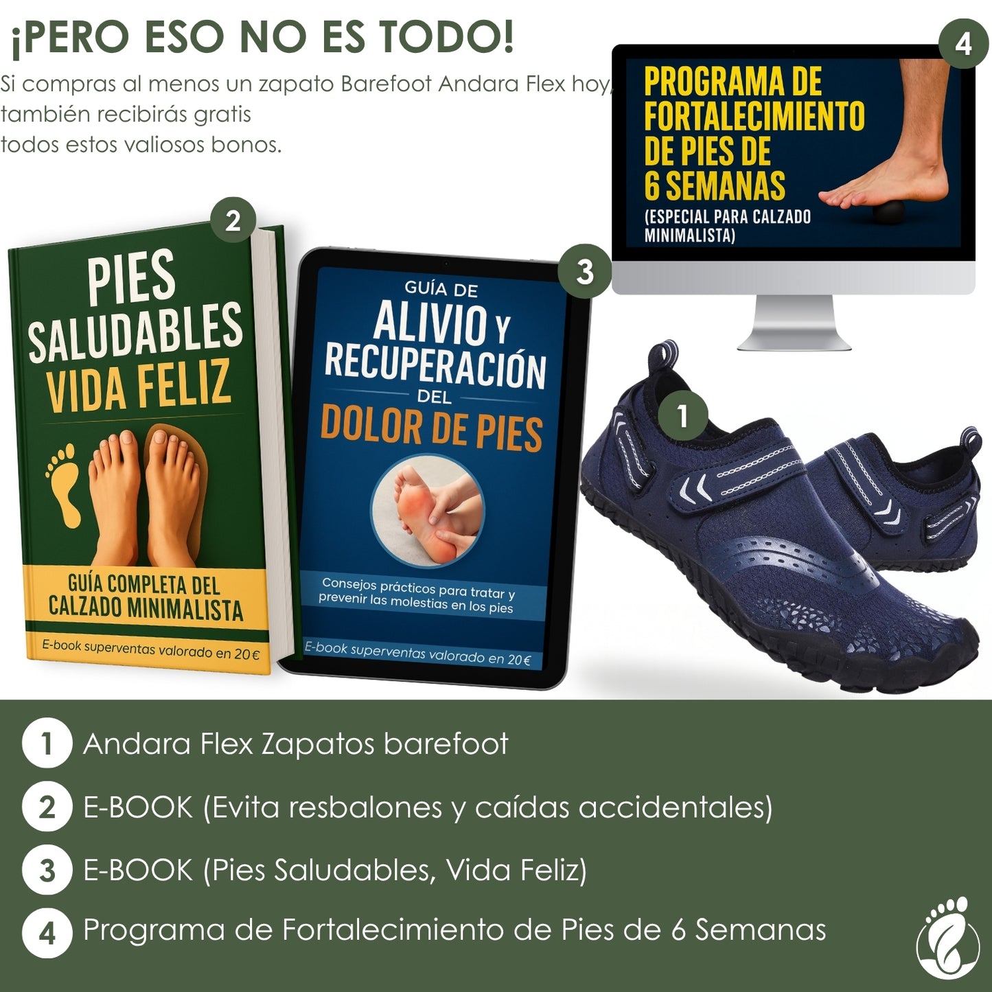 Andara Flex – Zapatos Barefoot (Unisex) – Ligeros – Estables – Transpirables