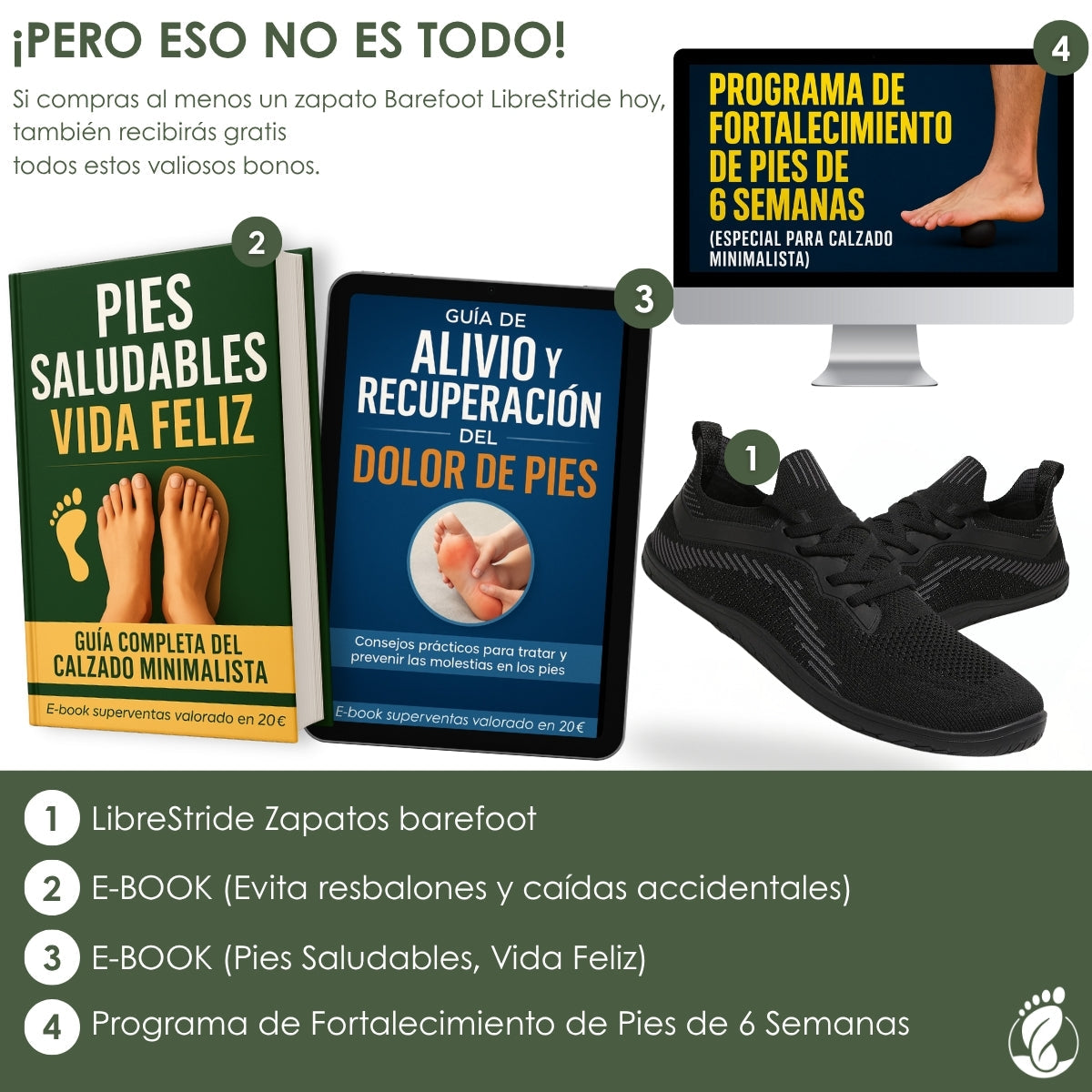 LibreStride – Zapatos Barefoot  – Ligeros – Flexibles – Antideslizantes