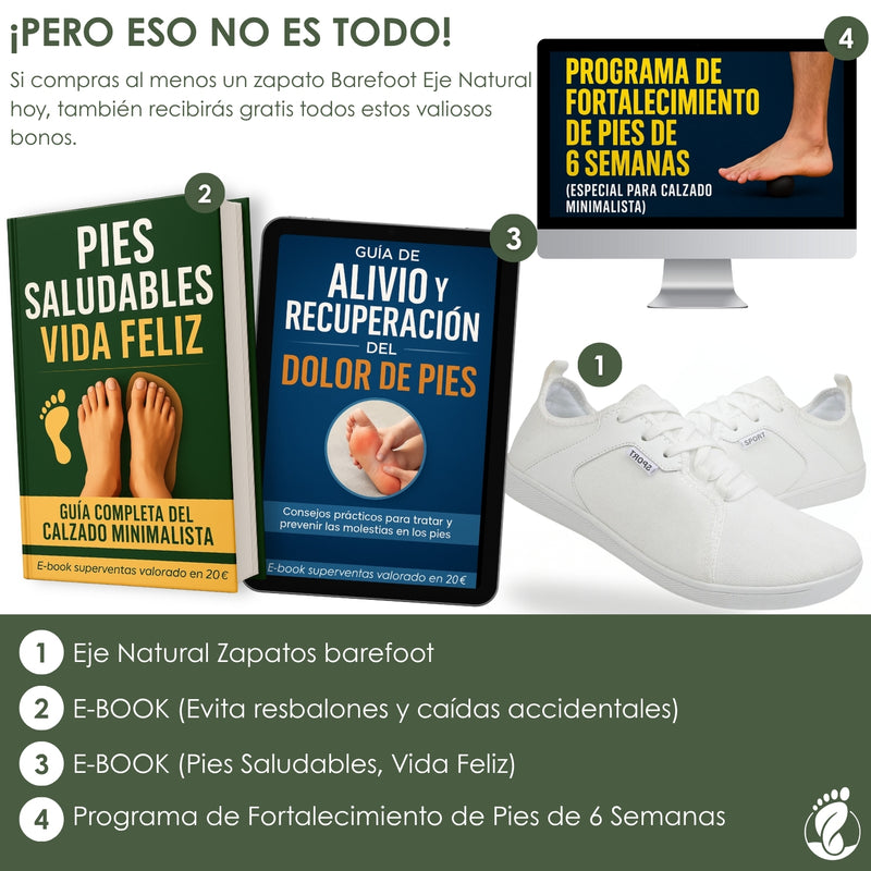 Eje Natural – Zapatos Estilo Barefoot Unisex – Diseño Flexible, Ligero y Estable