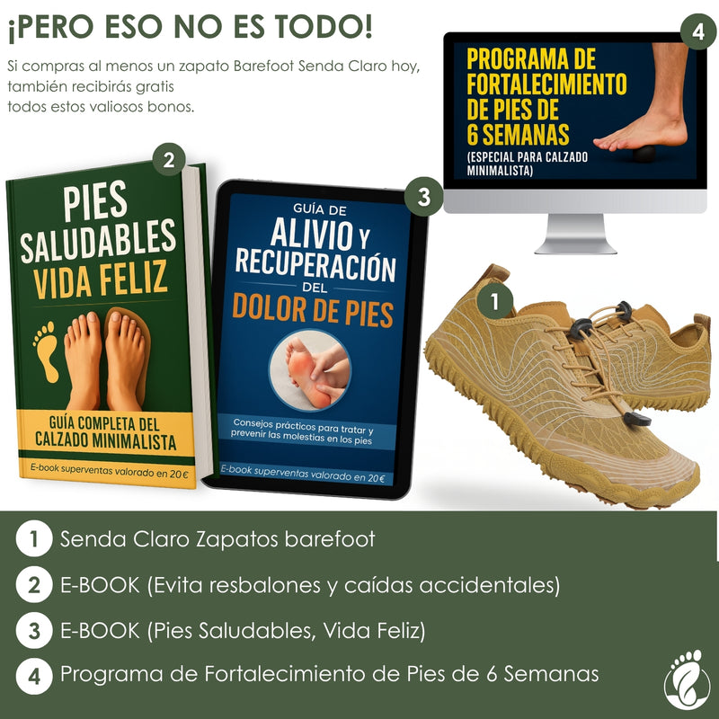 Senda Claro – Zapatos Estilo Barefoot Unisex – Diseño Ligero, Flexible y Cómodo