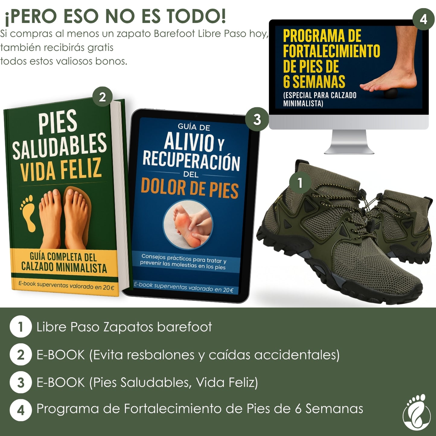 Libre Paso – Zapatos Estilo Barefoot Unisex – Diseño Flexible y Ligero