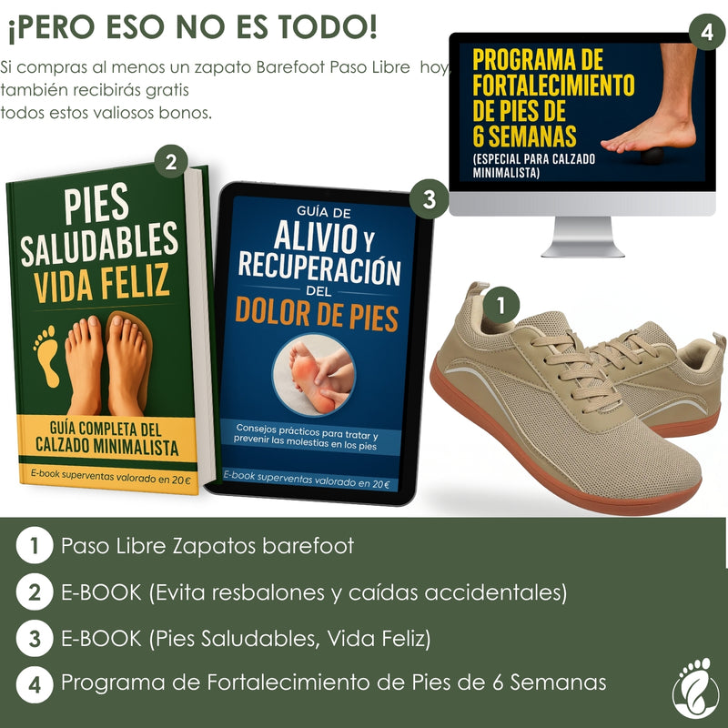 Paso Libre – Zapatos Estilo Barefoot Unisex – Diseño Ligero, Antideslizante y Transpirable
