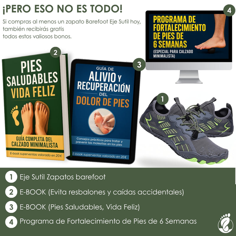 Eje Sutil – Zapatos Estilo Barefoot Unisex – Diseño Armónico, Liviano y Preciso