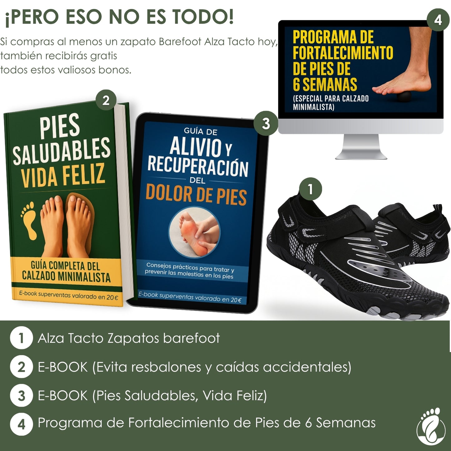 Alza Tacto – Zapatos Barefoot (Unisex) – Cómodos – Transpirables – Vitales