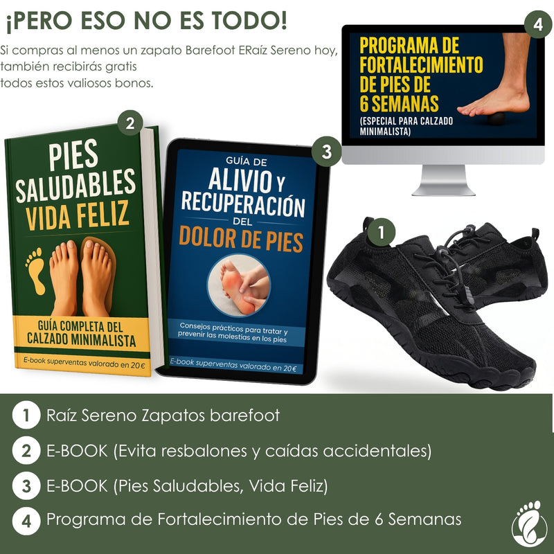 Raíz Sereno – Zapatos Estilo Barefoot Unisex – Diseño Suave, Resistente y Ergonómico