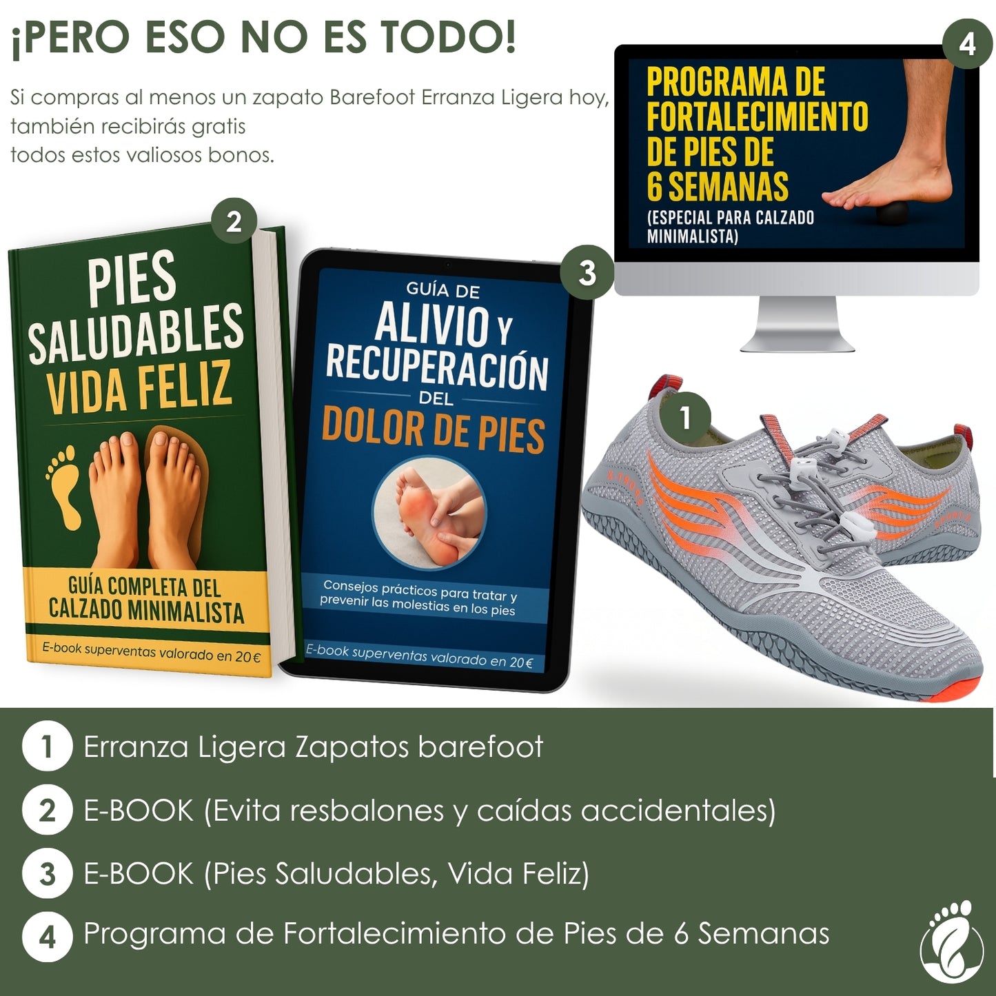 Erranza Ligera – Zapatos Estilo Barefoot Unisex – Diseño Flexible, Natural y Estable