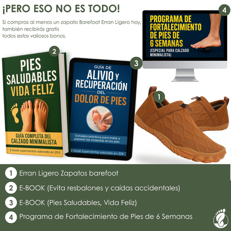 Erran Ligero – Zapatos Estilo Barefoot Unisex – Diseño Ágil, Ergonómico y Versátil