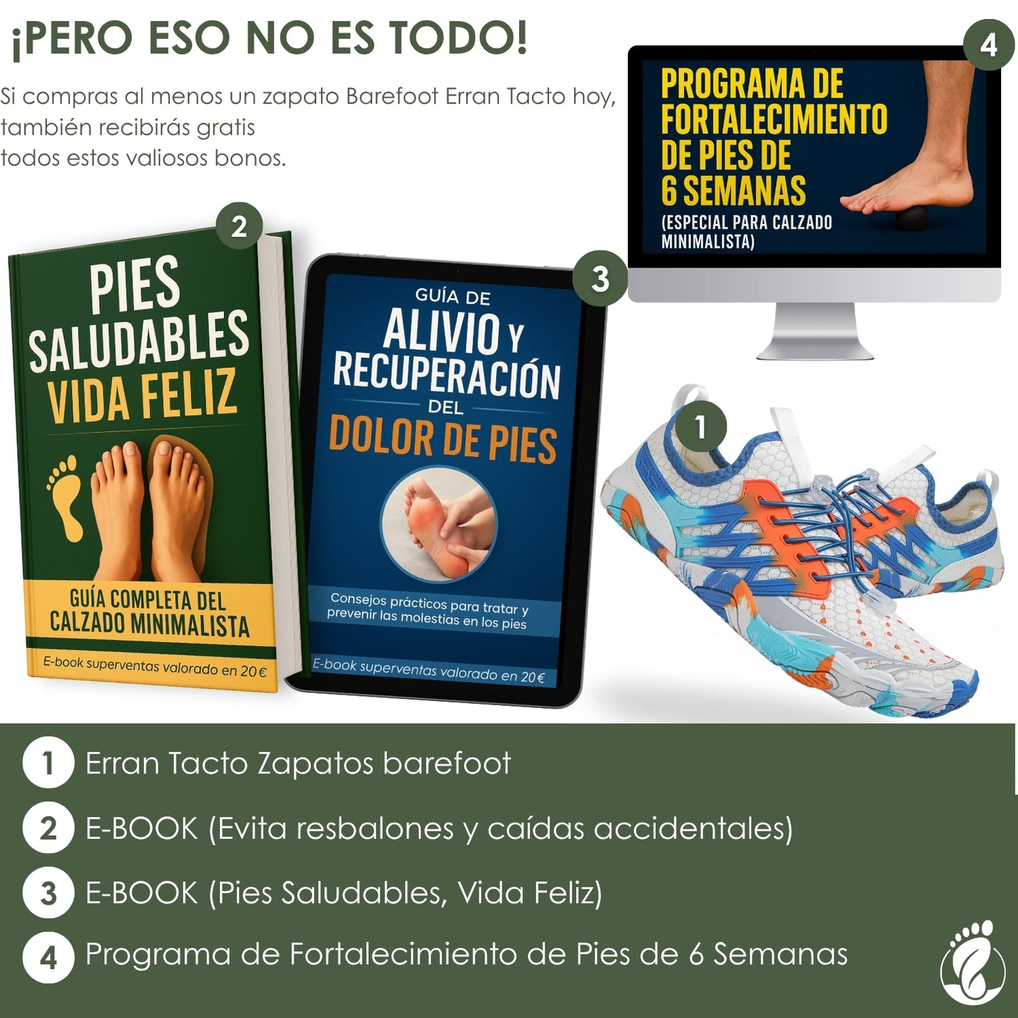 Erran Tacto – Zapatos Barefoot (Unisex) – Ligeros – Flexibles – Ergonómicos