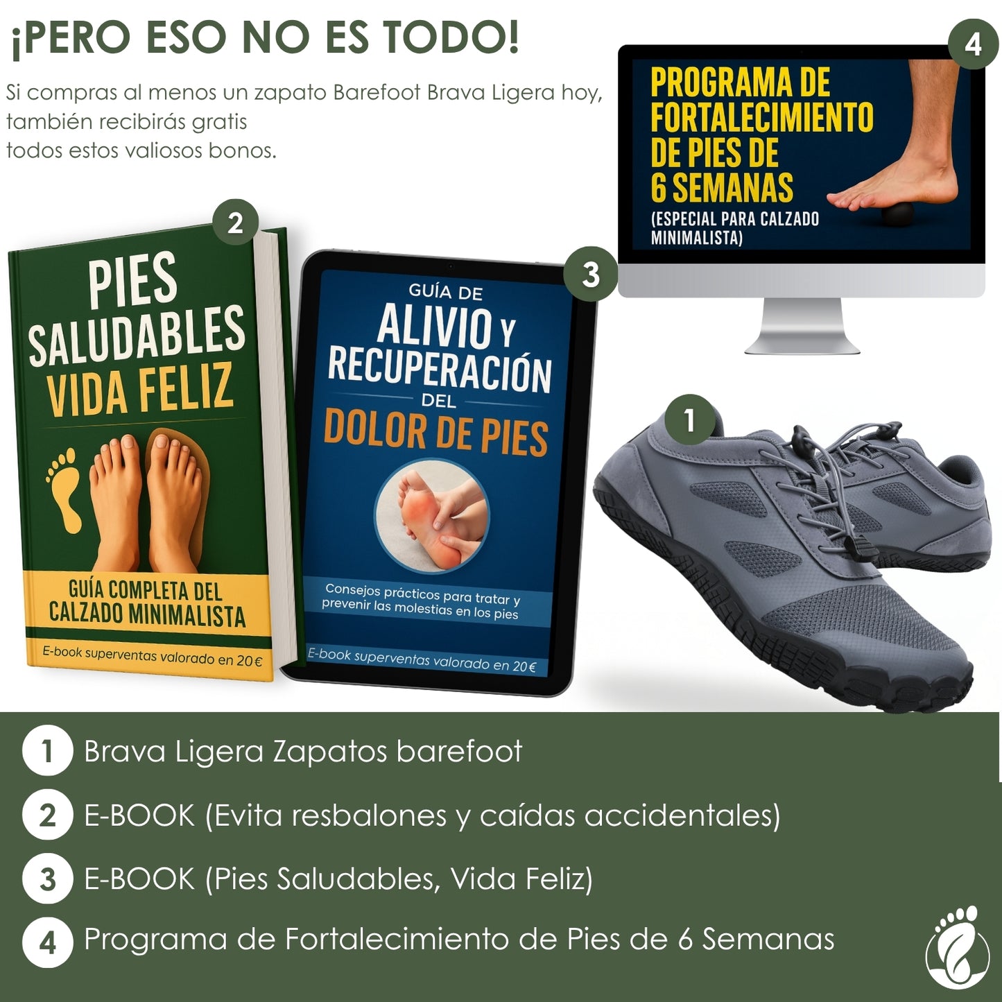 Brava Ligera – Zapatos Estilo Barefoot Unisex – Diseño Flexible, Estable y Transpirable
