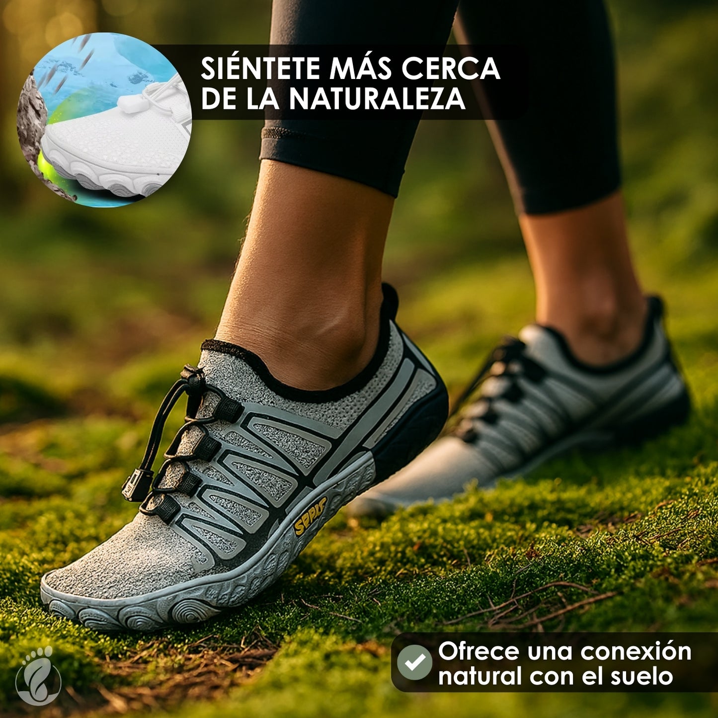 Zenda Claro – Zapatos Barefoot (Unisex) – Flexible – Ligero – Natural
