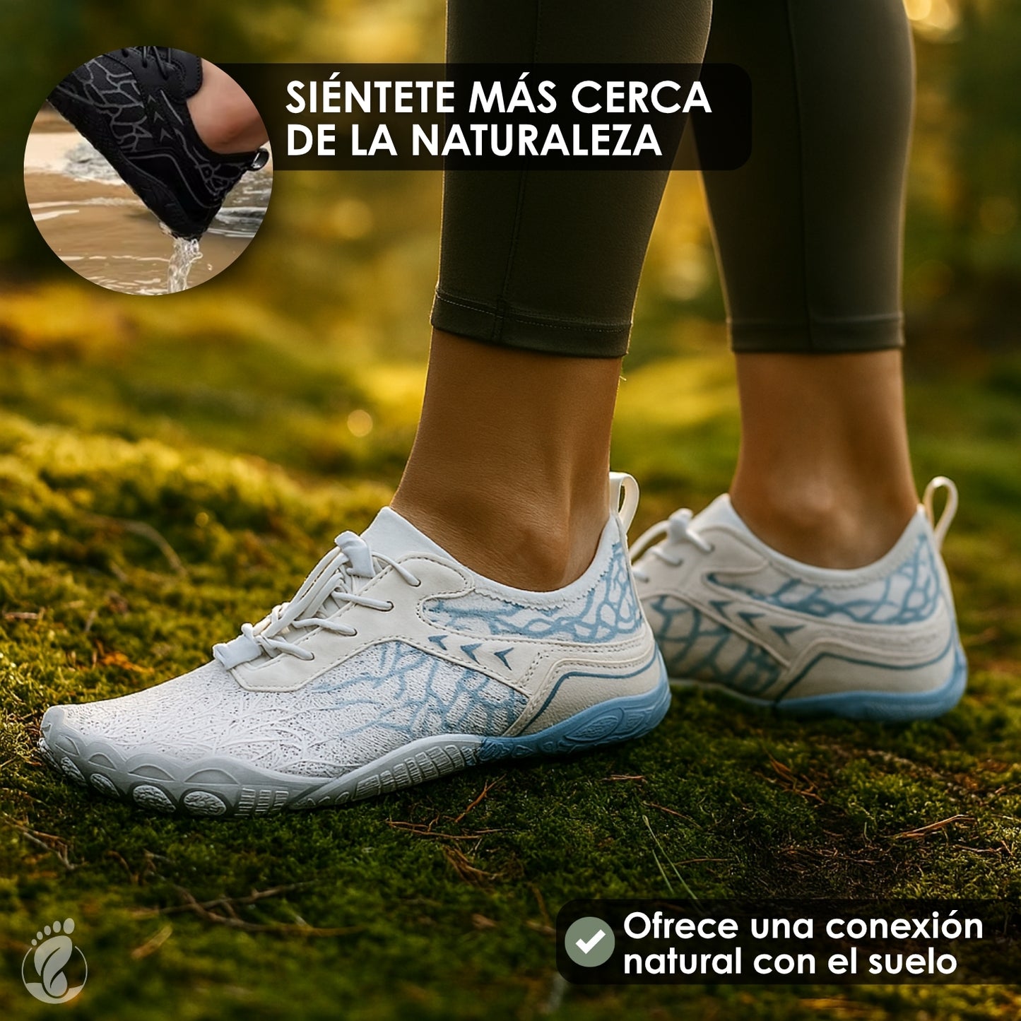 Brava Claro – Zapatos Estilo Barefoot Unisex – Diseño Flexible, Ligero y Dinámico