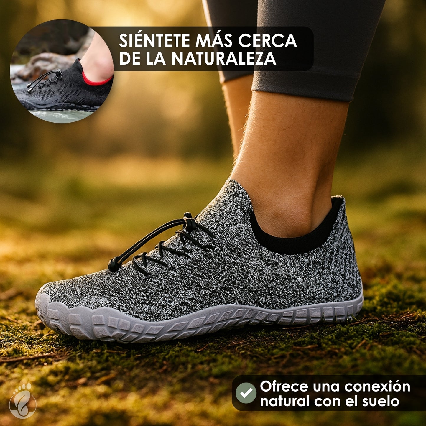 Eje Ligero – Zapatos Barefoot (Unisex) – Minimal – Ágil – Natural