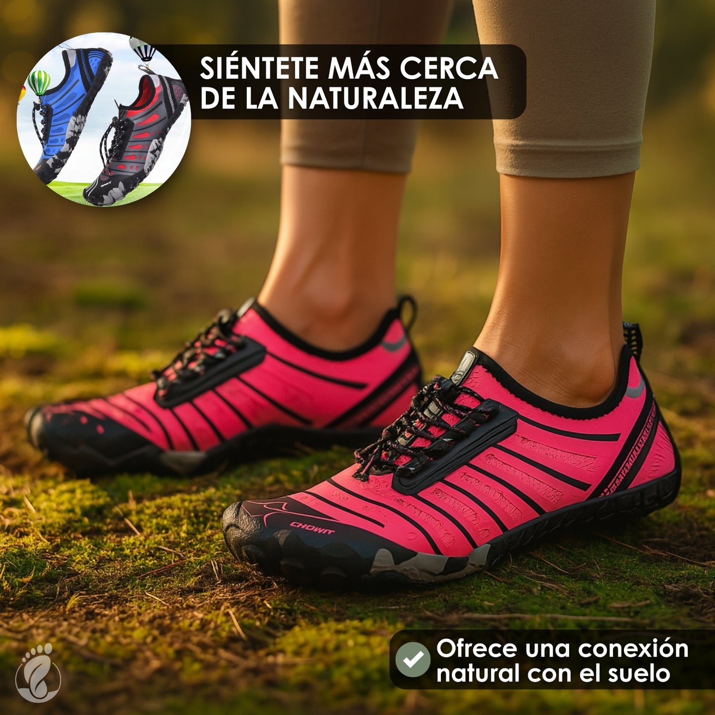 Paso Libre – Zapatos Estilo Barefoot Unisex – Diseño Antideslizante, Flexible y Resistente