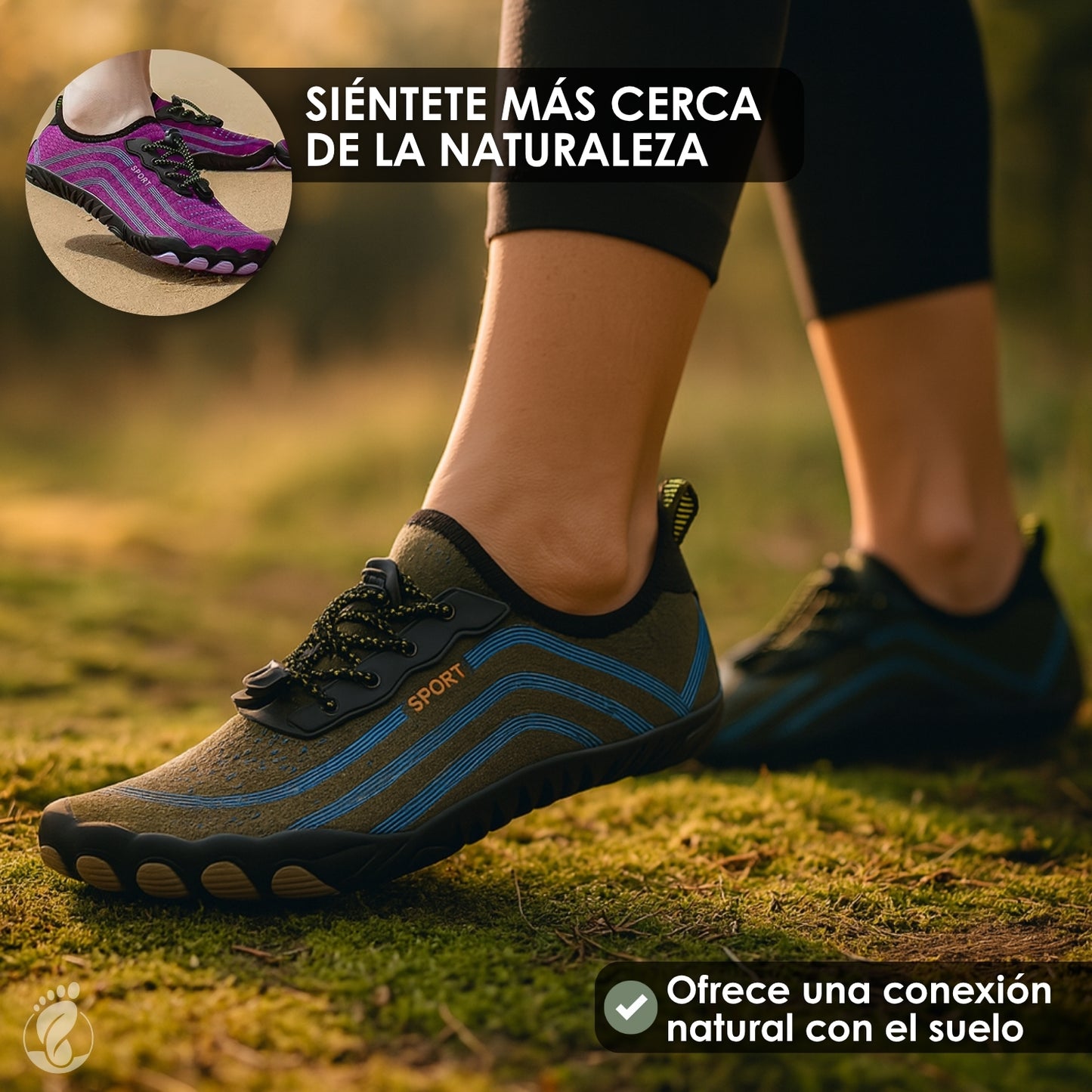 Raíz Sereno – Zapatos Estilo Barefoot Unisex – Diseño Estable, Minimalista y Cómodo