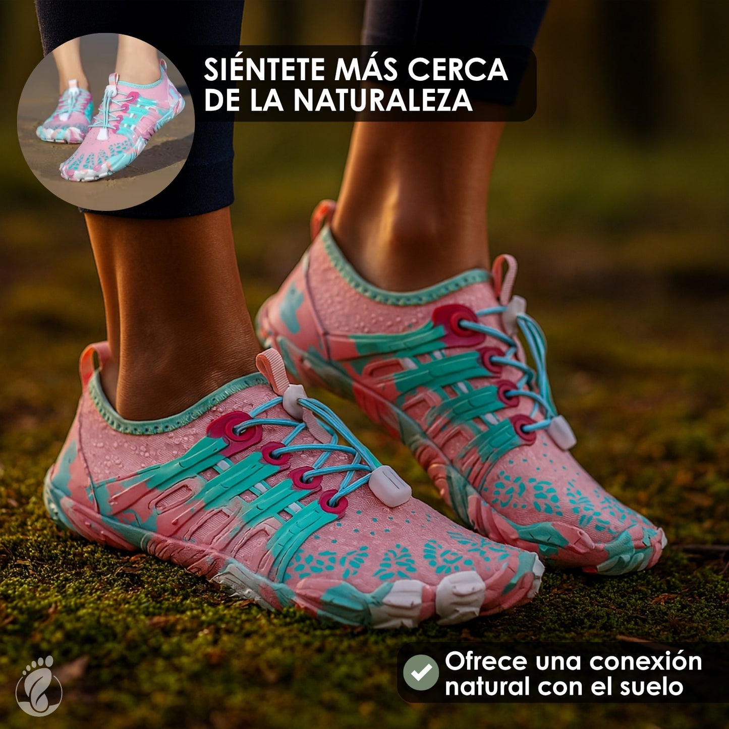 Andara Sereno – Zapatos Barefoot (Unisex) – Ligero – Flexible – Natural