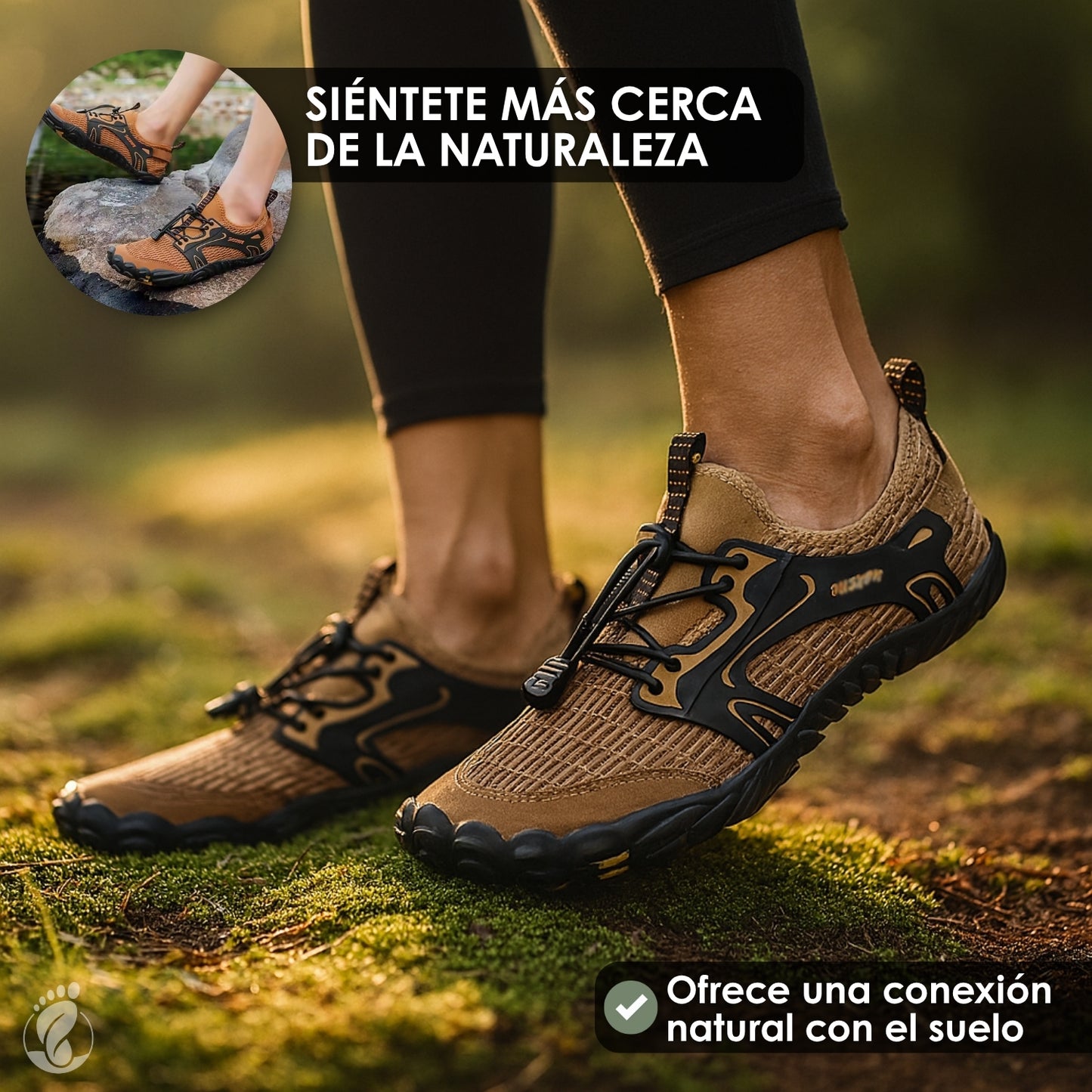 Erran Claro – Zapatos Barefoot (Unisex) – Flexibles – Livianos – Naturales