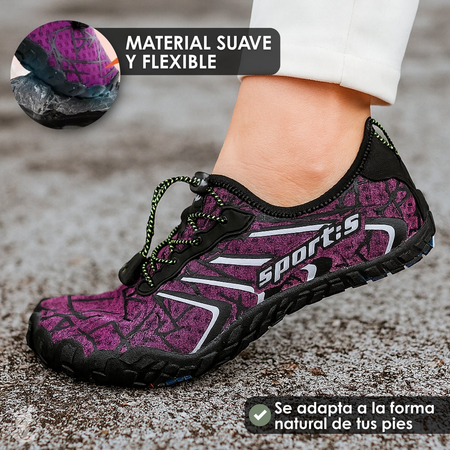 Erran Ligero – Zapatos Estilo Barefoot Unisex – Diseño Flexible, Estable y Atemporal