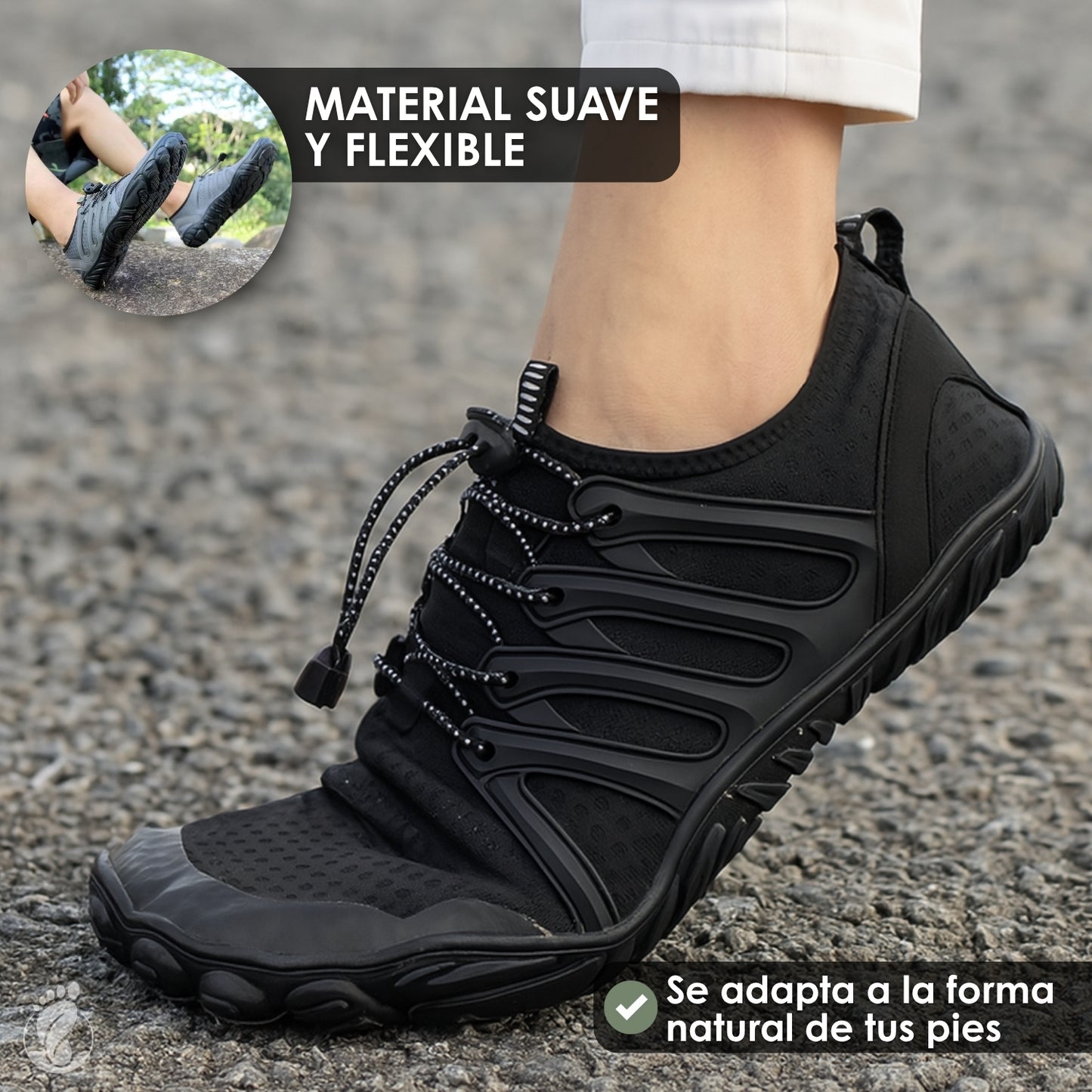 Senda Raíz – Zapatos Barefoot (Unisex) – Cómodo – Ágil – Estable