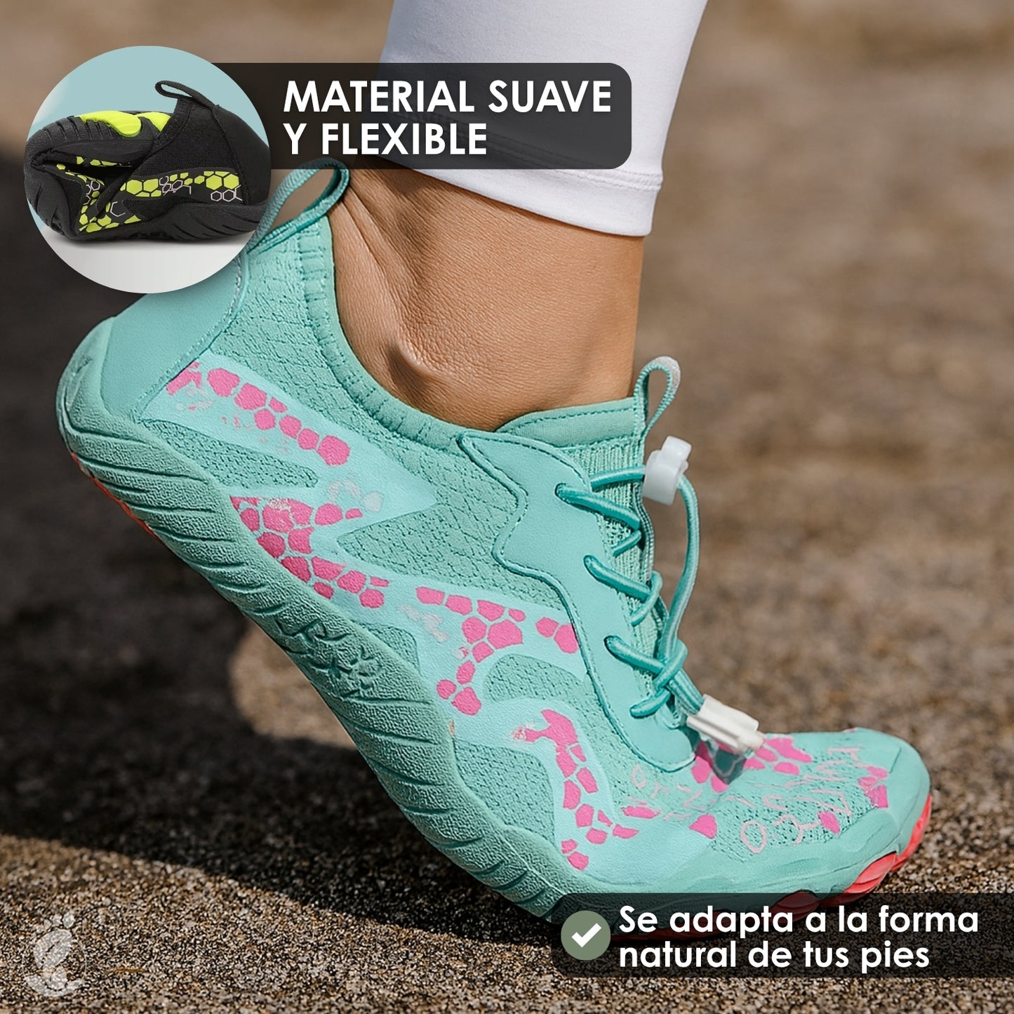 Errante Claro – Zapatos Barefoot (Unisex) – Flexibles – Transpirables – Anatómicos