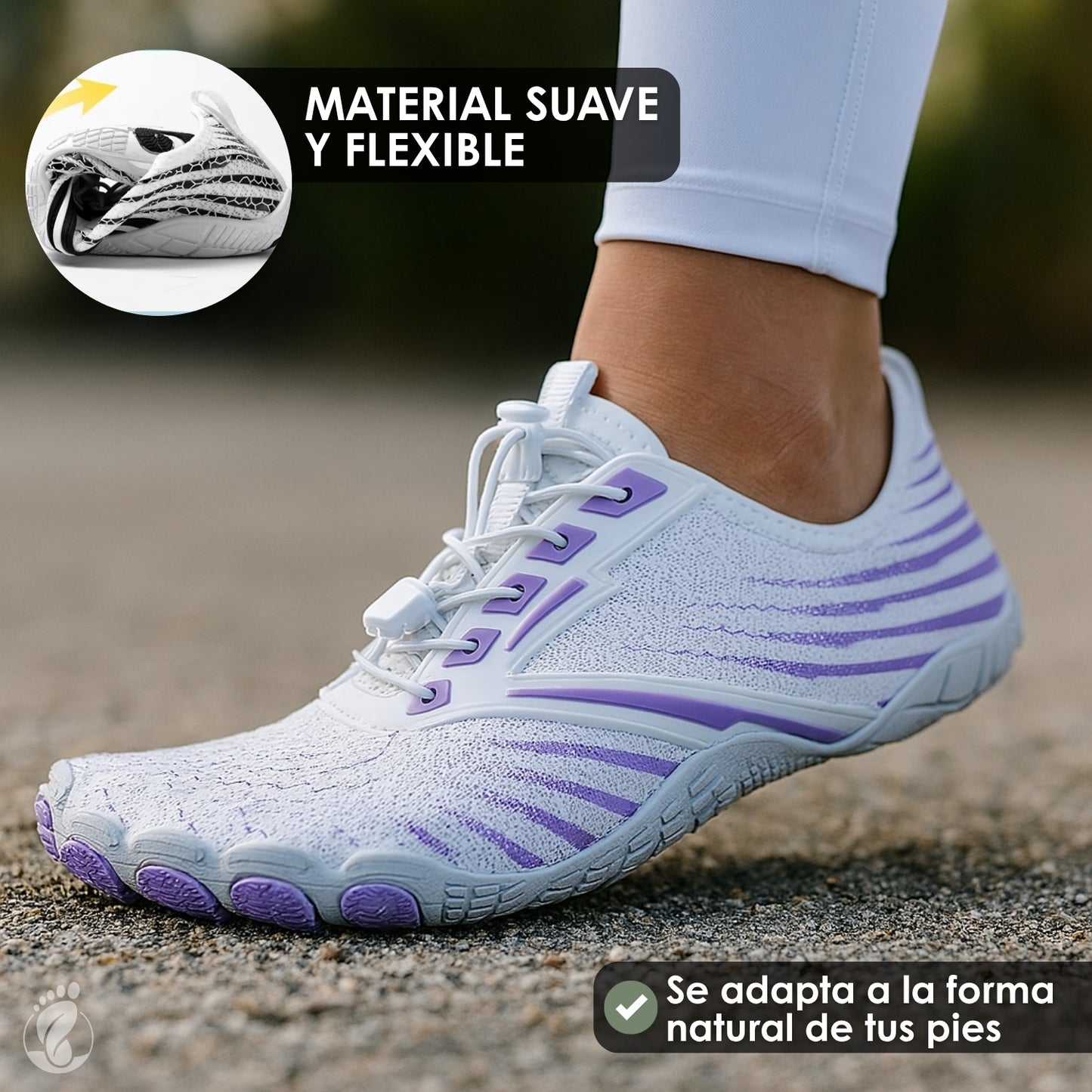 Senda Tacto – Zapatos Barefoot (Unisex) – Elástico – Minimalista – Ágil