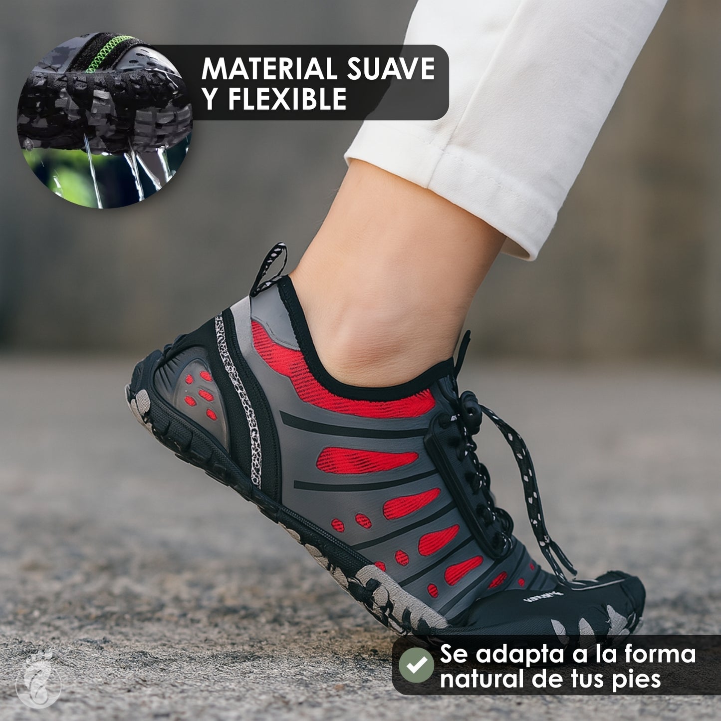 Paso Libre – Zapatos Barefoot (Unisex) – Antideslizantes – Flexibles – Resistentes