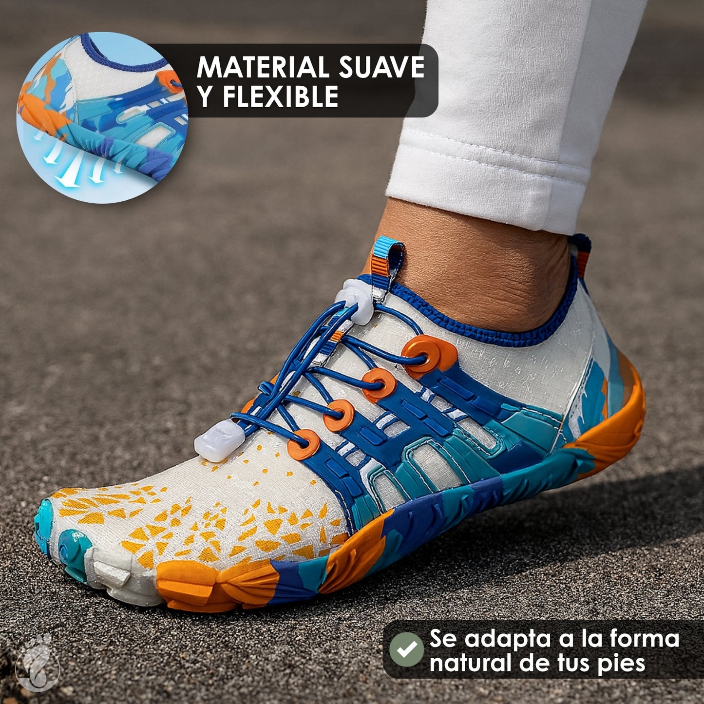 Andara Sereno – Zapatos Barefoot (Unisex) – Ligero – Flexible – Natural