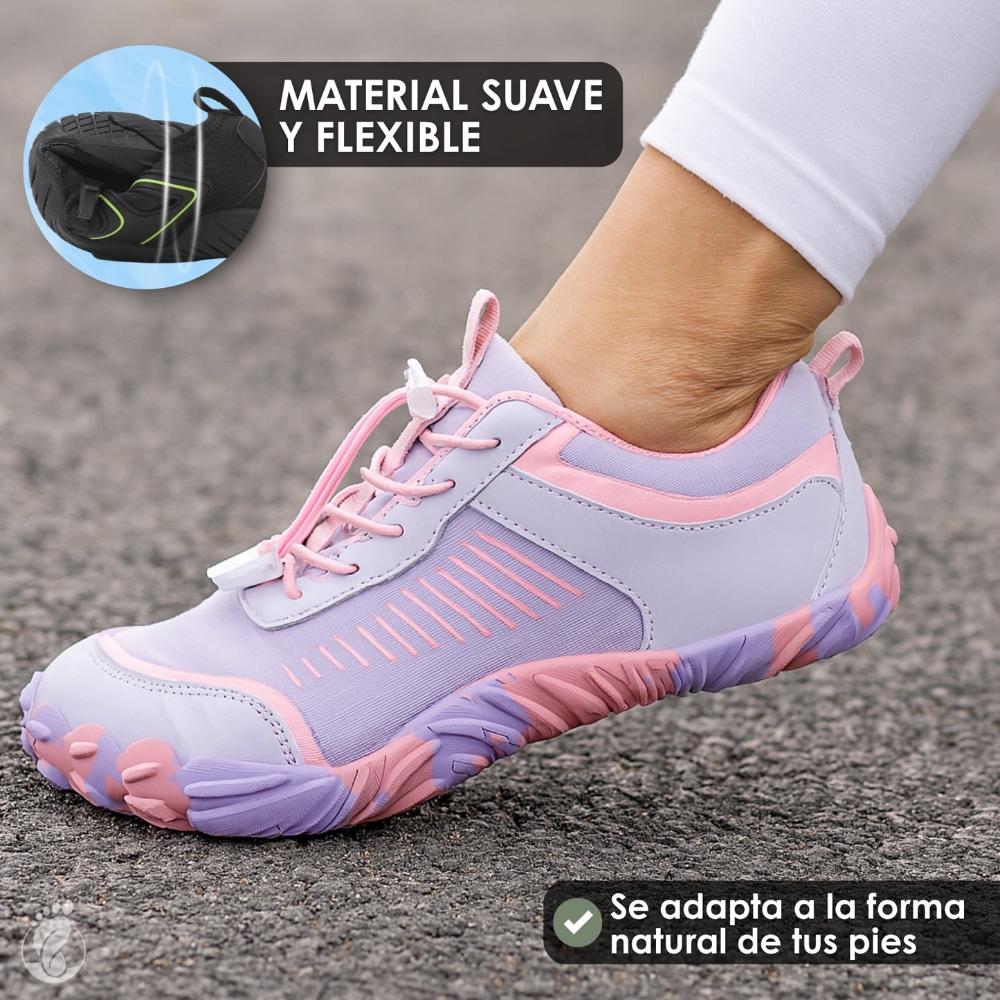 Alza Sereno – Zapatos Estilo Barefoot Unisex – Diseño Liviano, Estable y Natural
