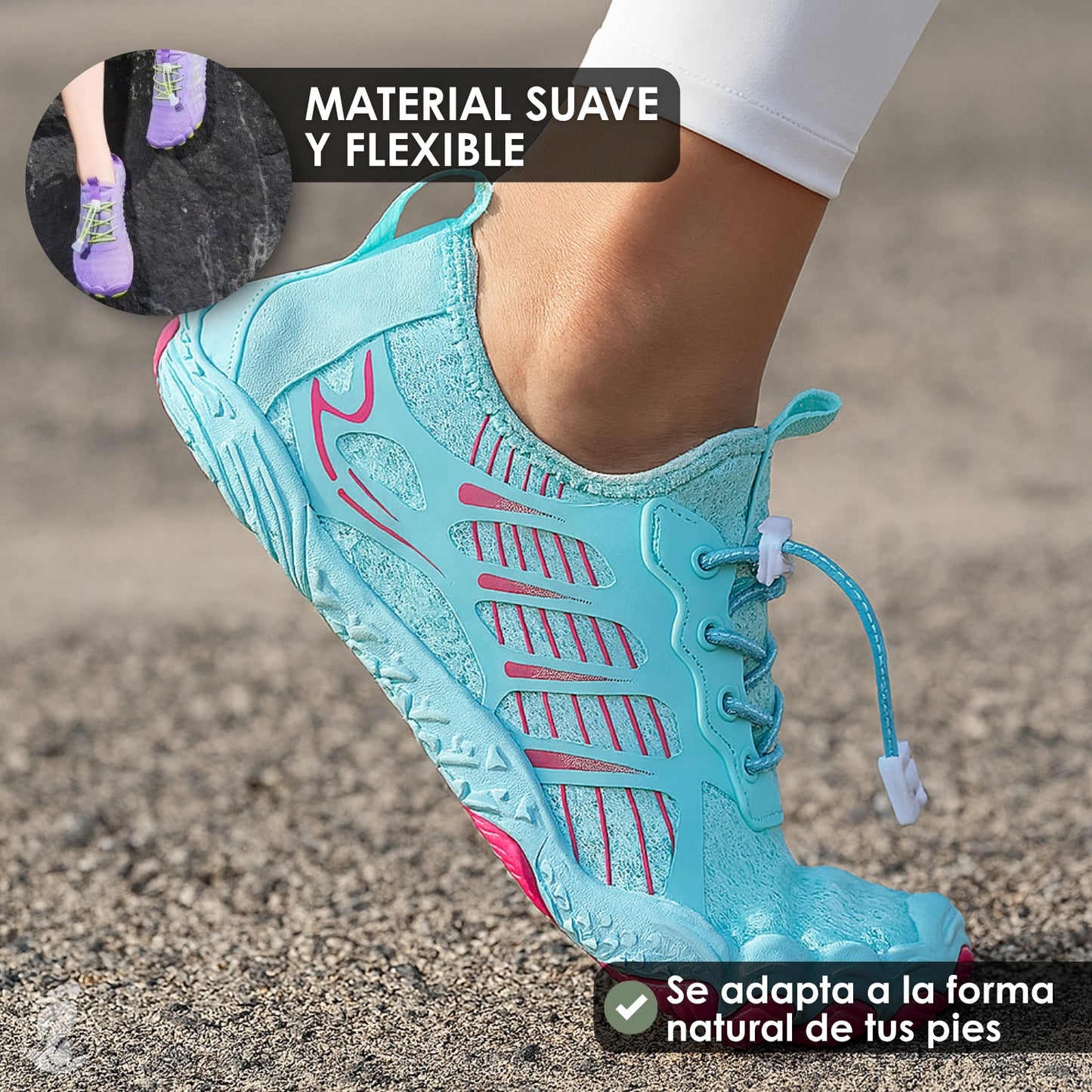 Eje Sutil – Zapatos Estilo Barefoot Unisex – Diseño Armónico, Liviano y Preciso