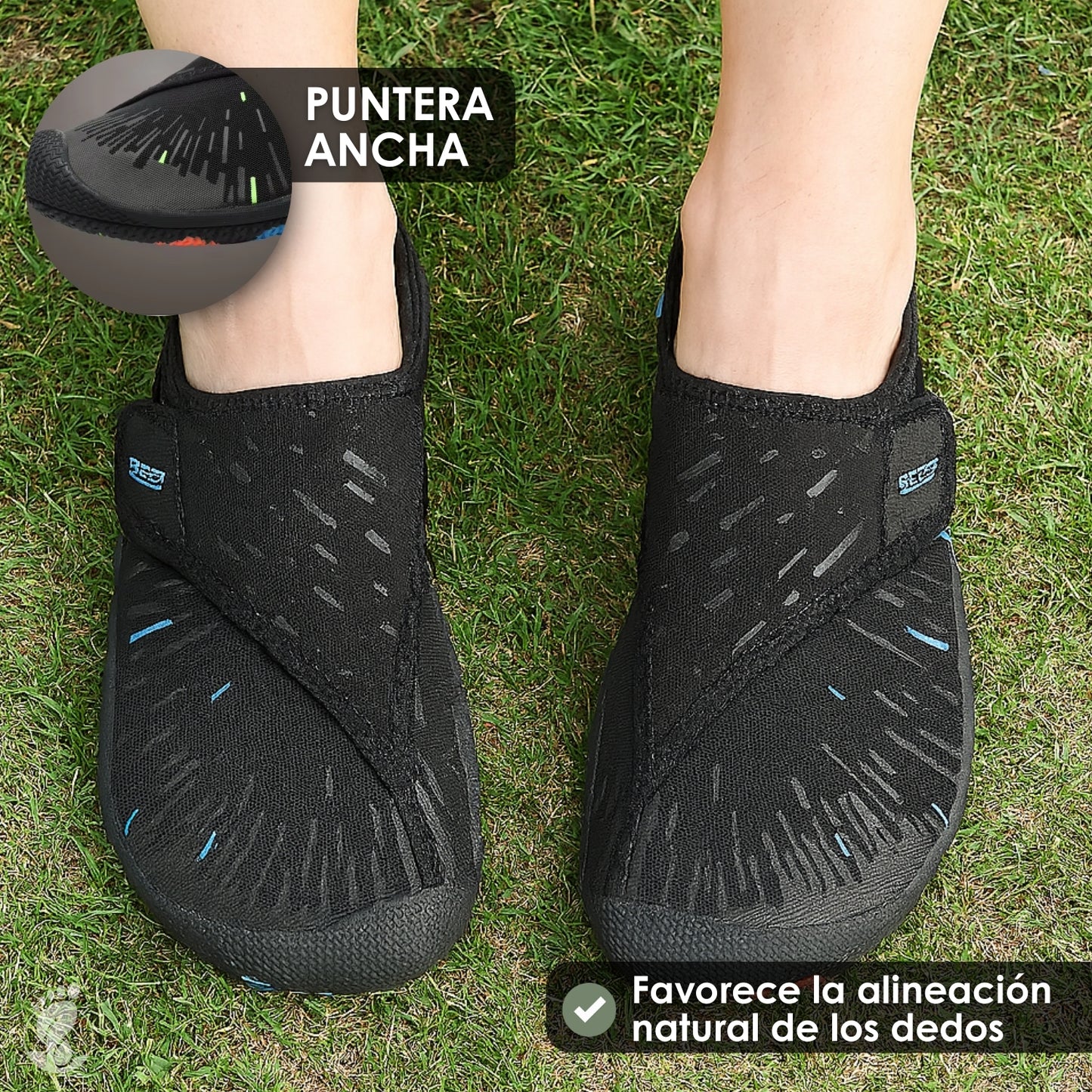 Erran Claro – Zapatos Barefoot (Unisex) – Ligero – Flexible – Natural