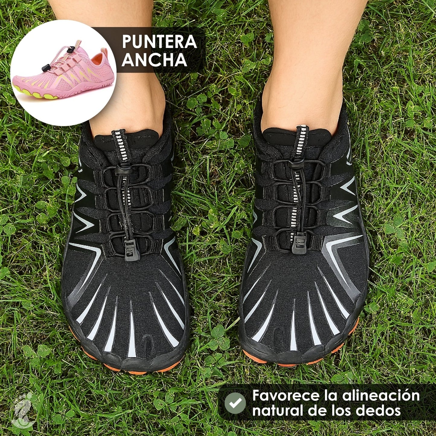 Errante Claro – Zapatos Barefoot (Unisex) – Flexibles – Ligeros – Naturales