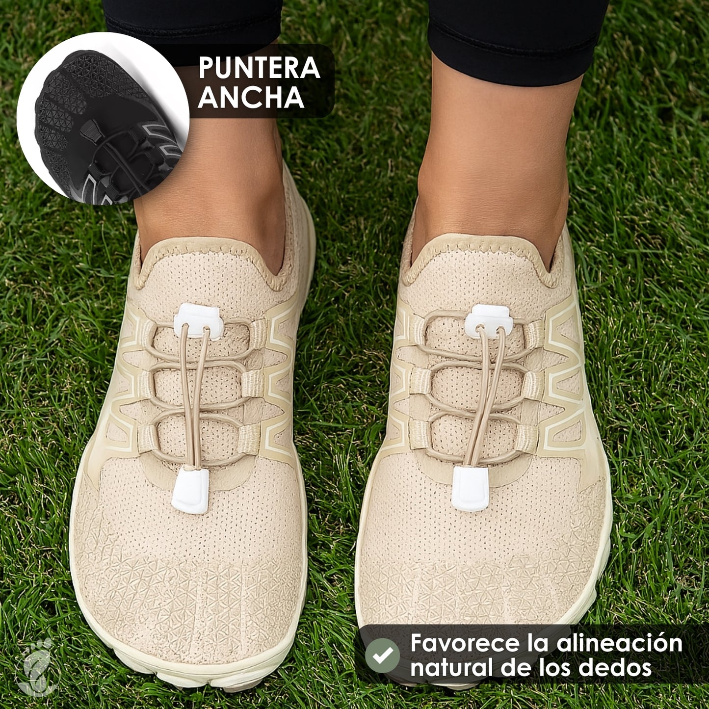 Zenda Claro – Zapatos Barefoot (Unisex) – Flexible – Ligero – Natural