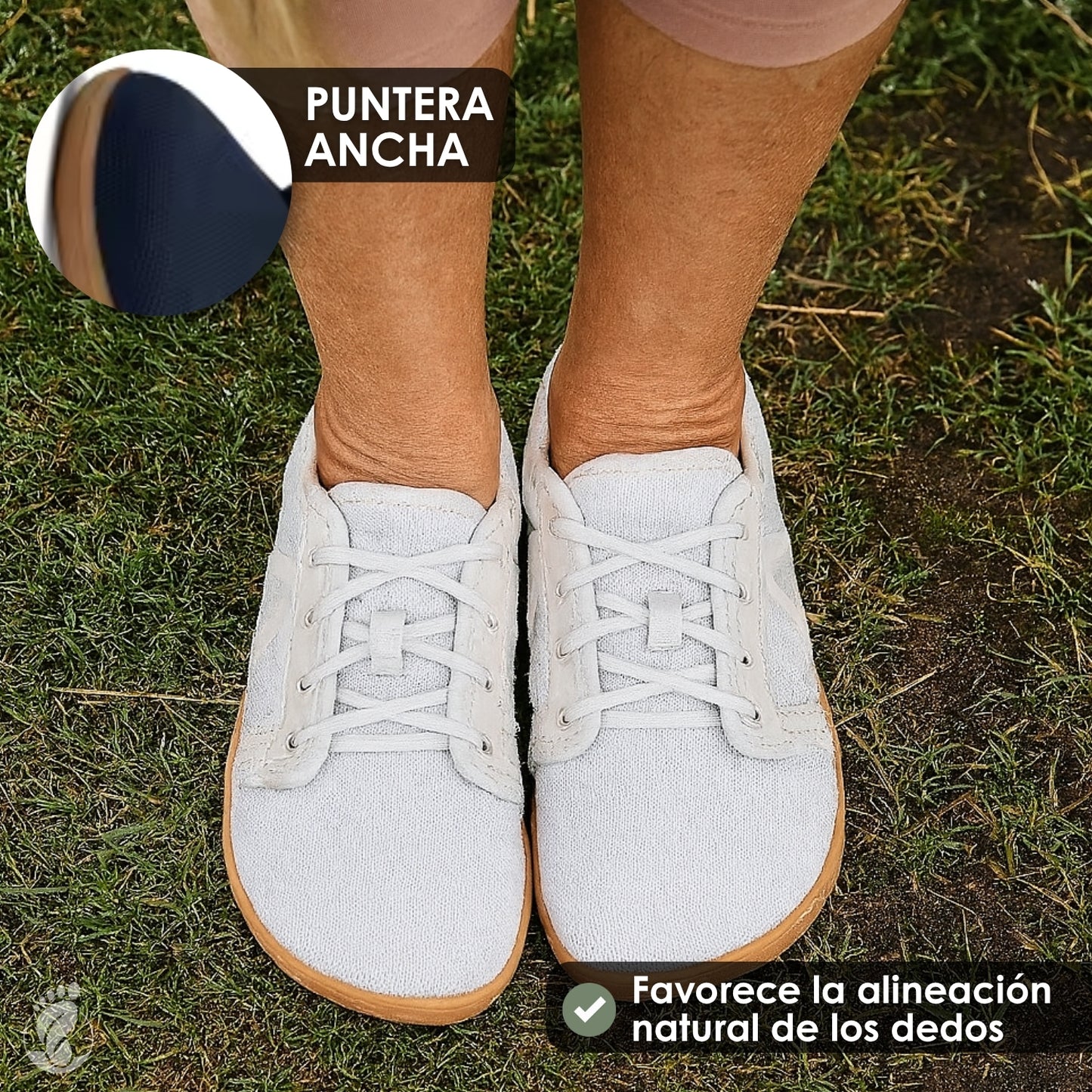 Erran Claro – Zapatos Estilo Barefoot Unisex – Diseño Amplio, Ligero y Estable