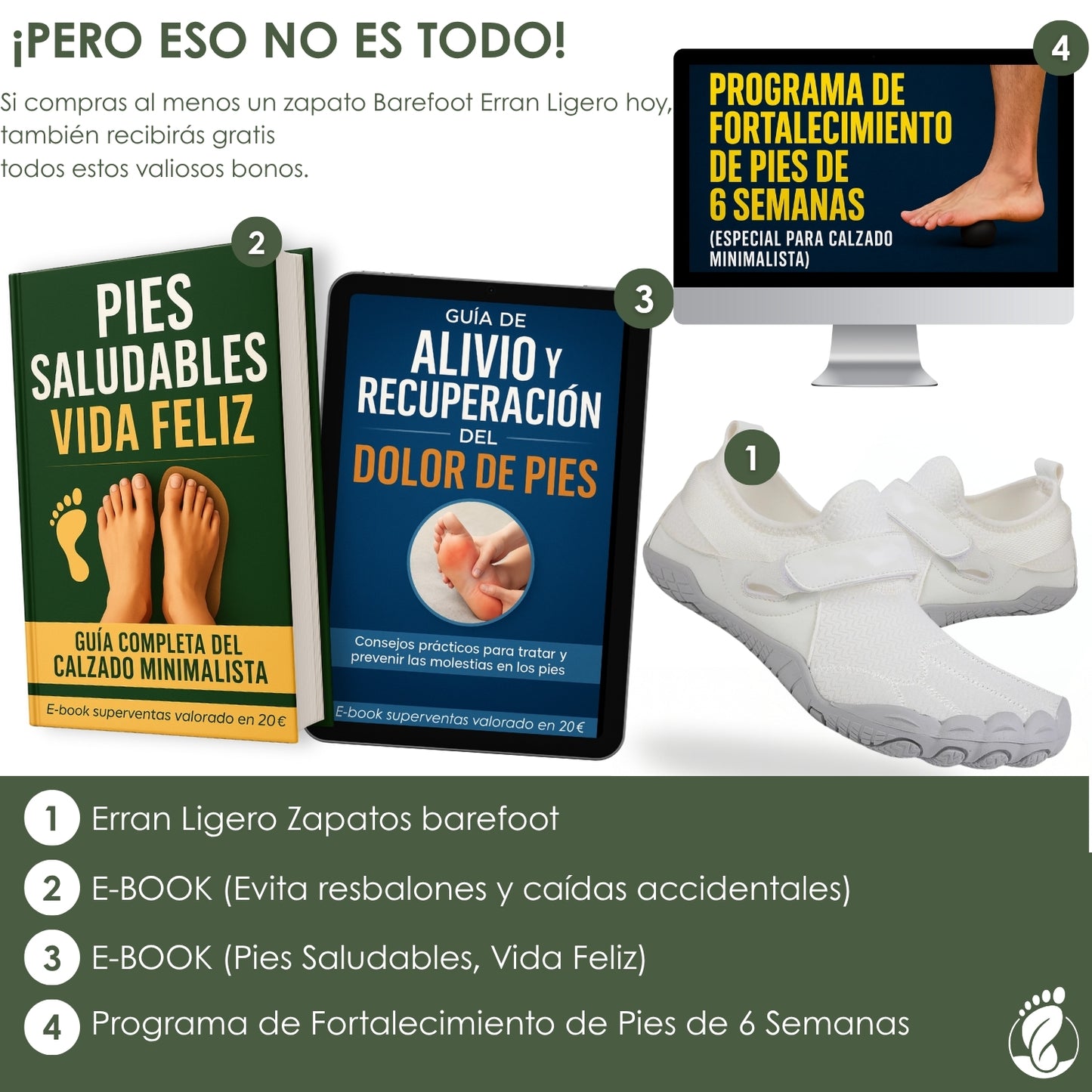 Erran Ligero – Zapatos Barefoot (Unisex) – Minimalista – Ergonómico – Suave