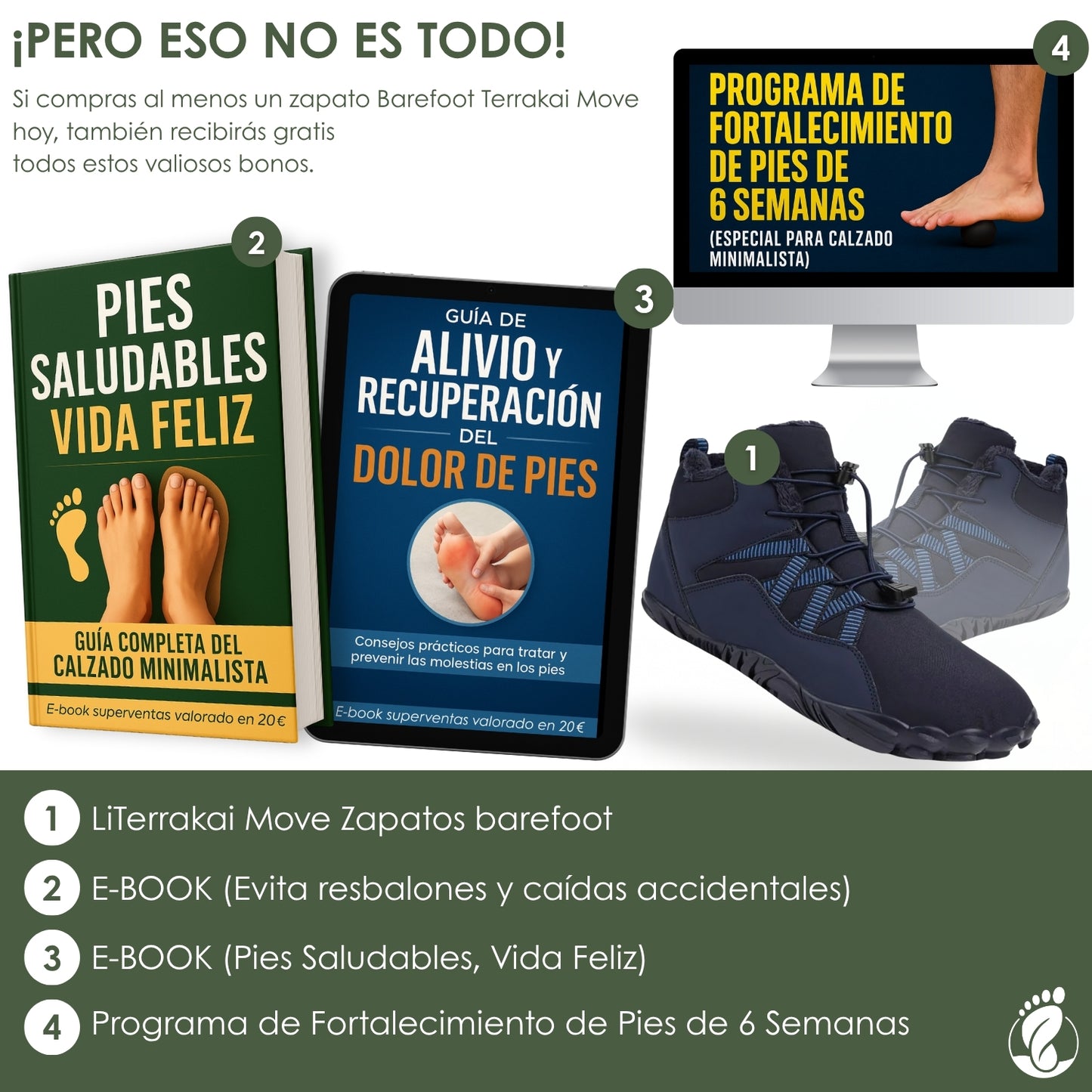 Terrakai Move – Zapatos Barefoot (Unisex) – Térmicos – Antideslizantes – Resistentes