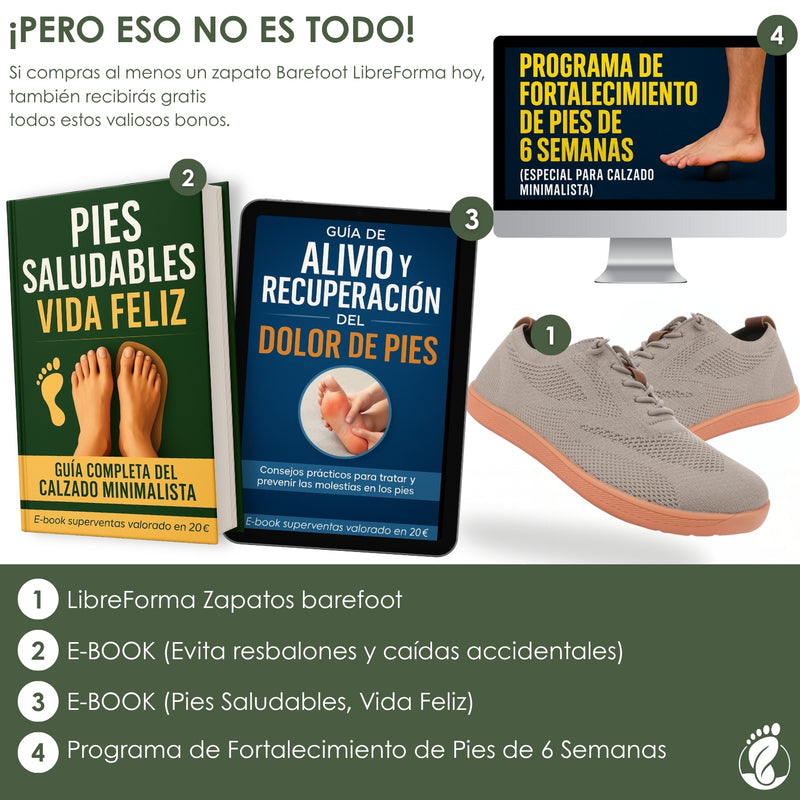 LibreForma – Zapatos Estilo Barefoot para Hombre – Diseño Transpirable, Flexible y Resistente