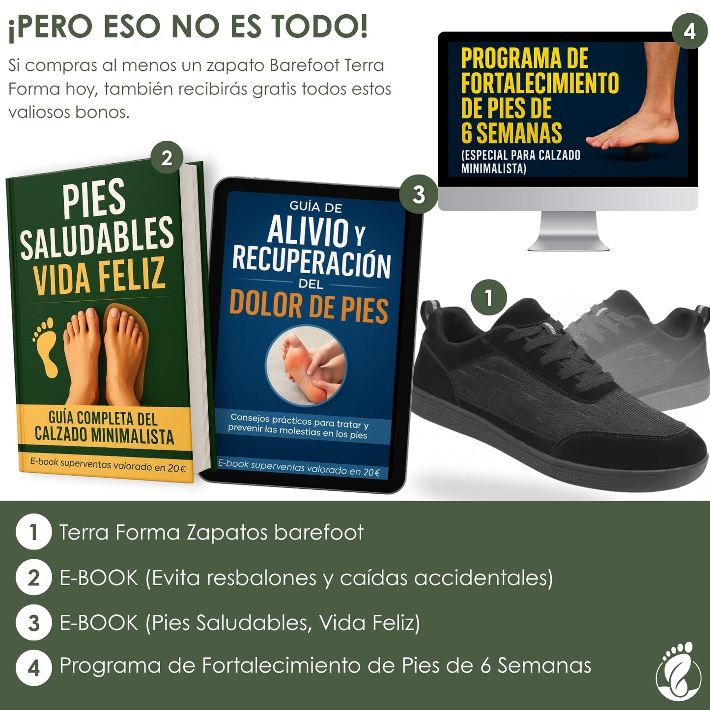 Terra Forma – Zapatos Barefoot (Unisex) – Flexibles – Transpirables – Estables