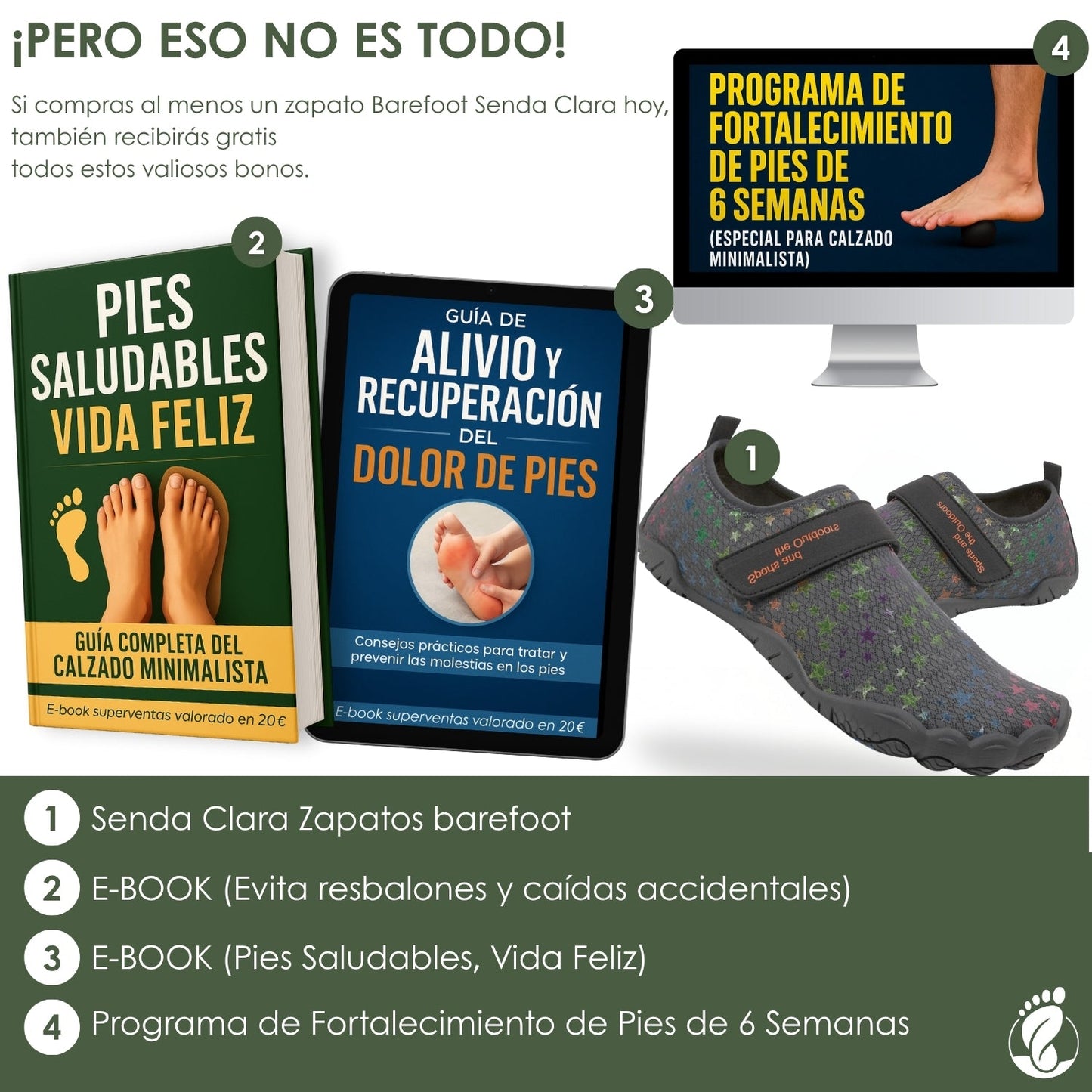 Calzado Minimalista Unisex – Modelo Senda Clara – Flexible y Transpirable