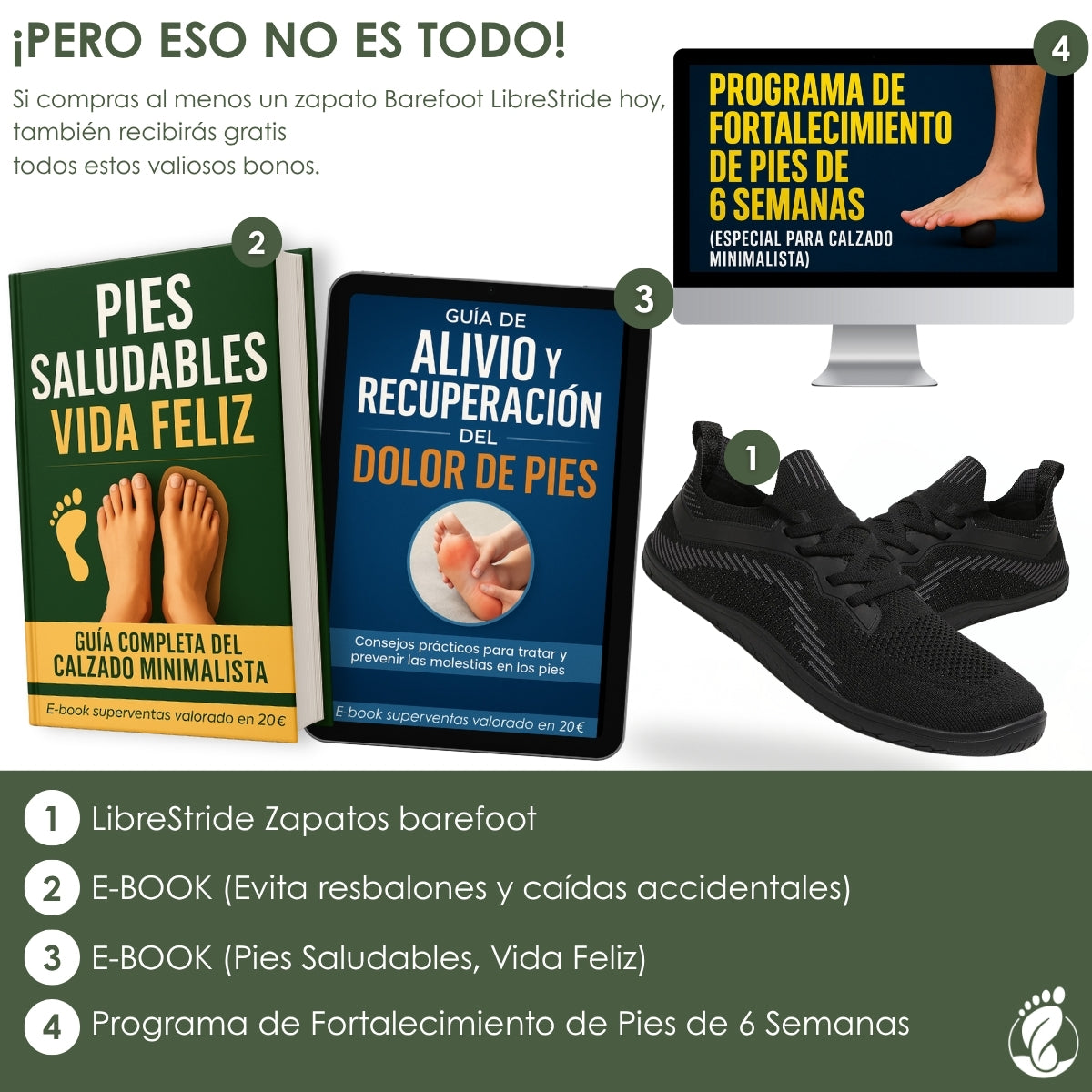 LibreStride – Zapatos Barefoot Hombre – Ligeros – Flexibles – Antideslizantes