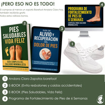 Andara Claro – Zapatos Barefoot (Unisex) – Flexible – Transpirable – Ligero