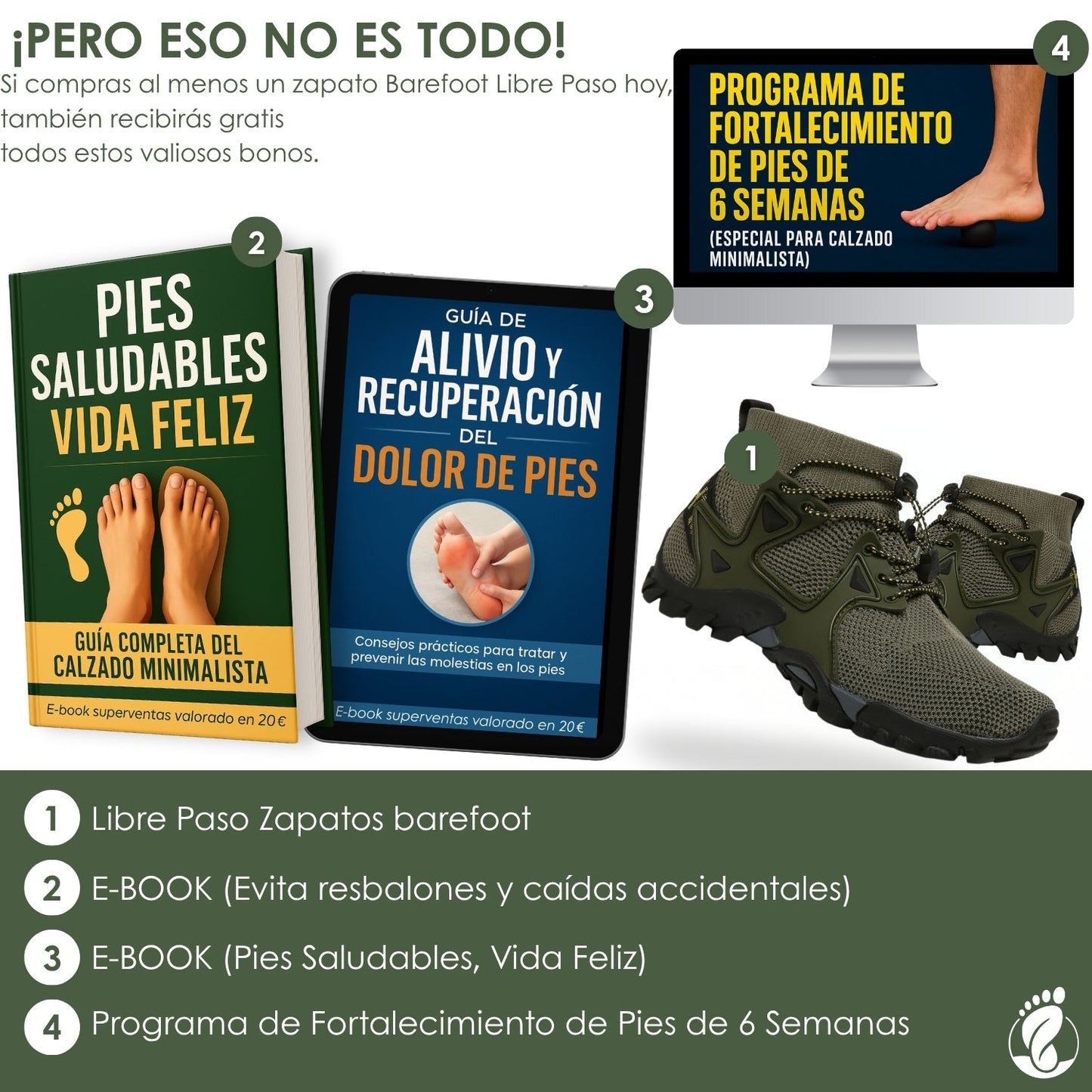 Libre Paso – Zapatos Barefoot (Unisex) – Flexibles – Ligeros